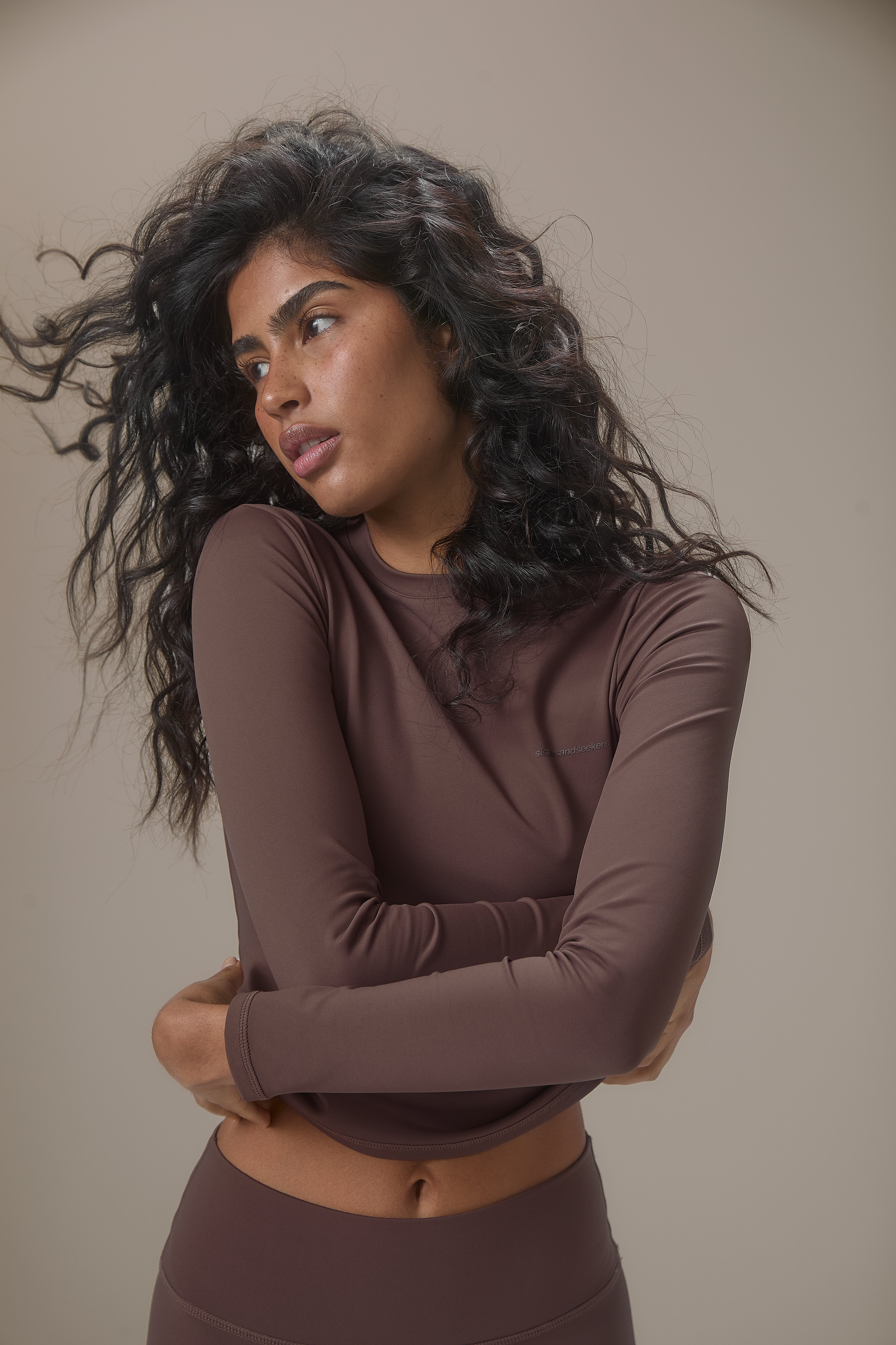 Soft Active Long Sleeve in Brown - image 7