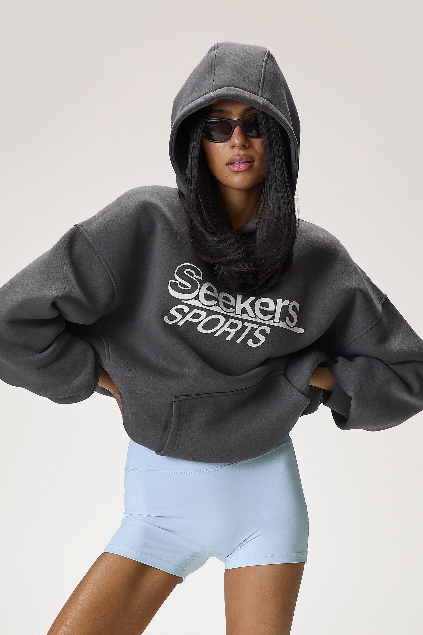 Sports Hoodie in Charcoal - image 5