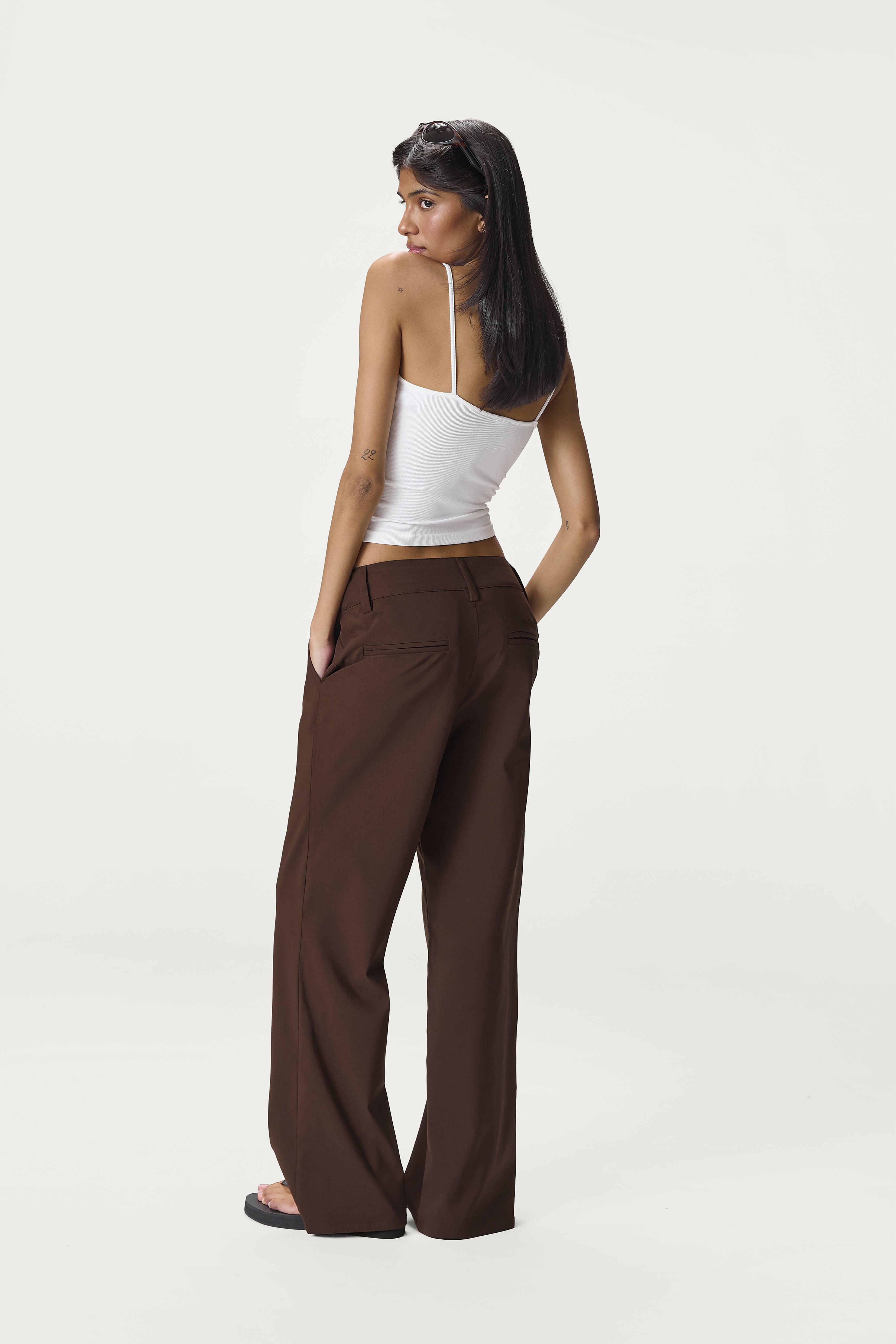 Fargo Straight Leg Trousers in Brown - image 6