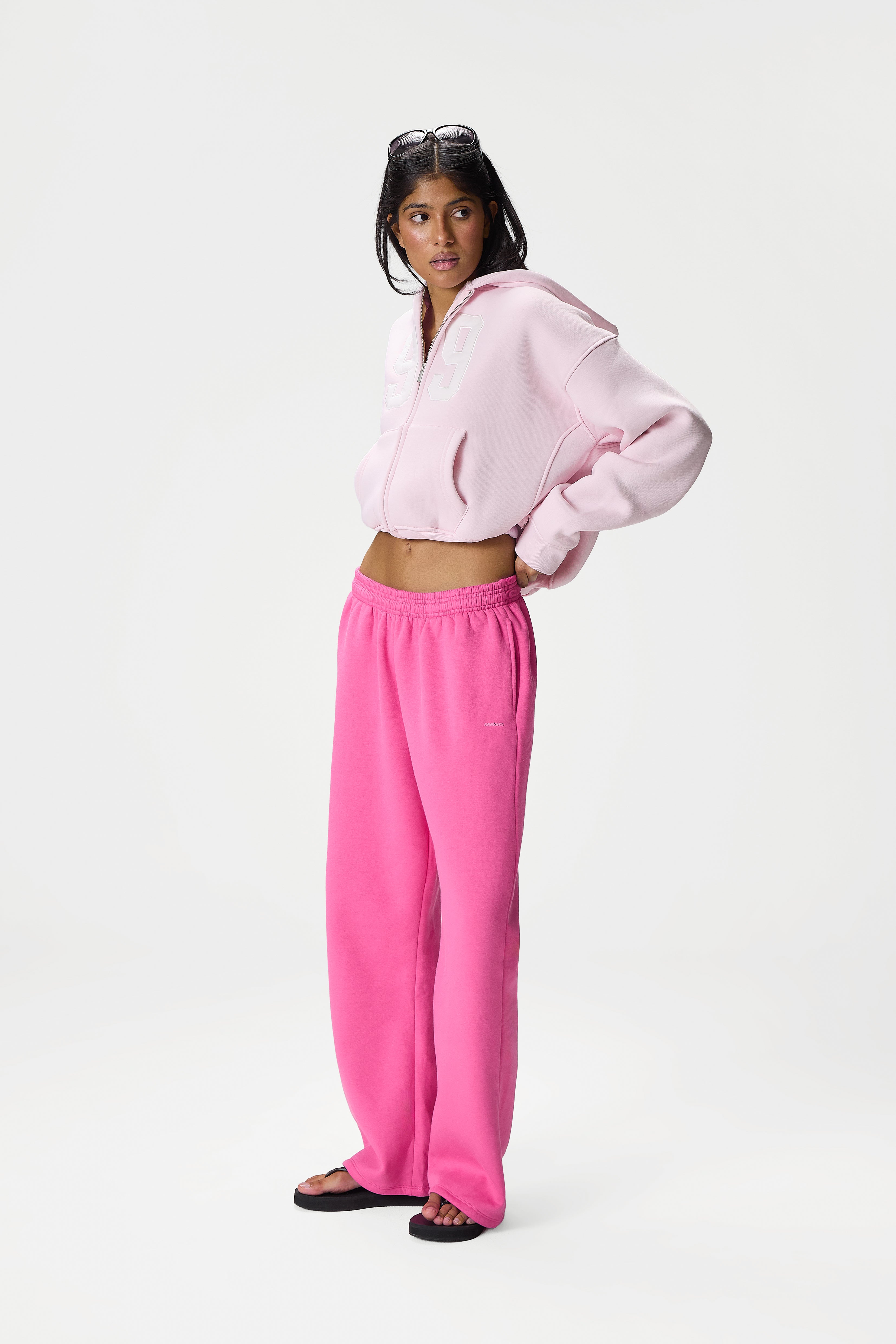 99 Shrunken Zip Hoodie in Bunny - image 6