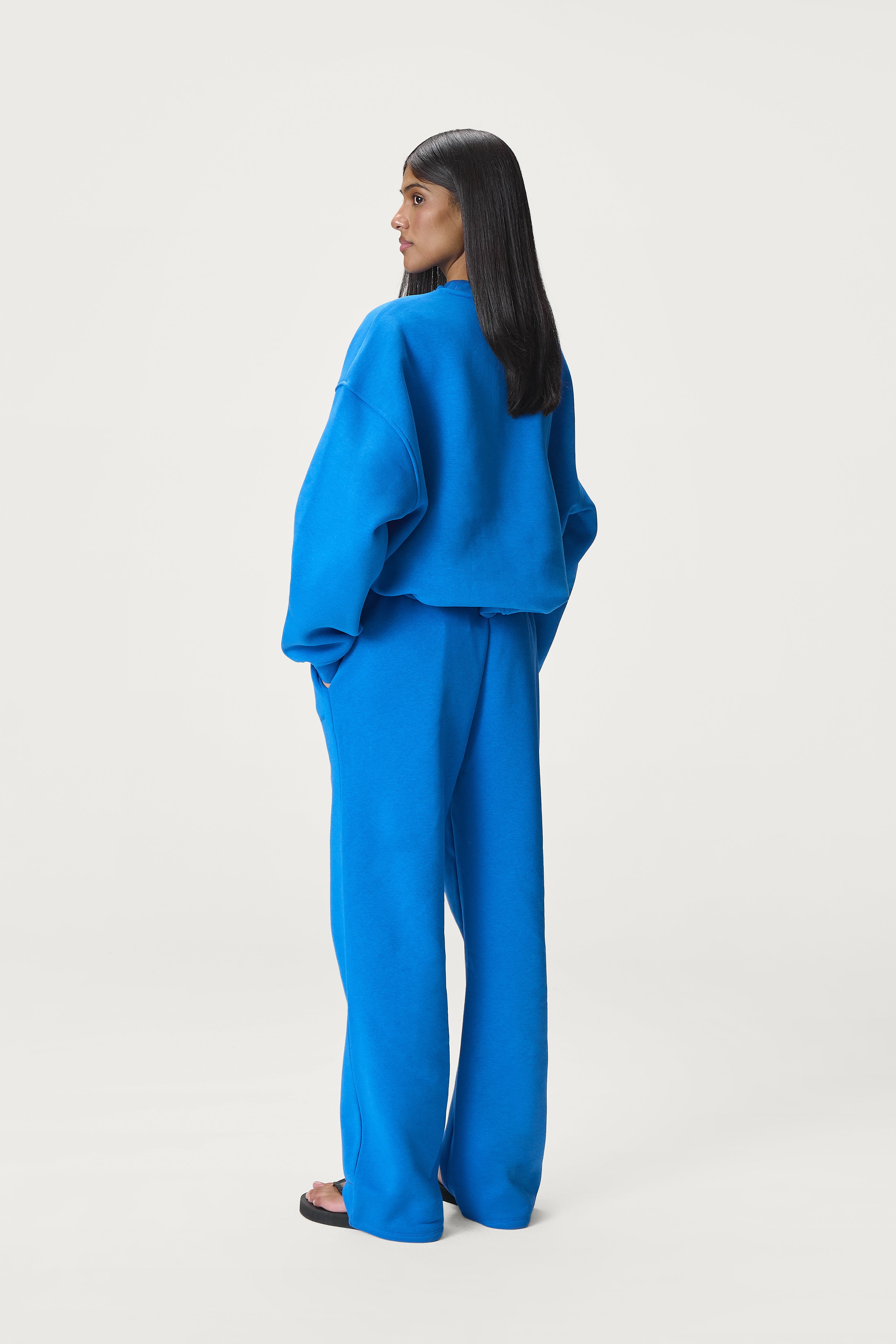 Classic Wide Leg Sweatpants in Bluebird - image 2