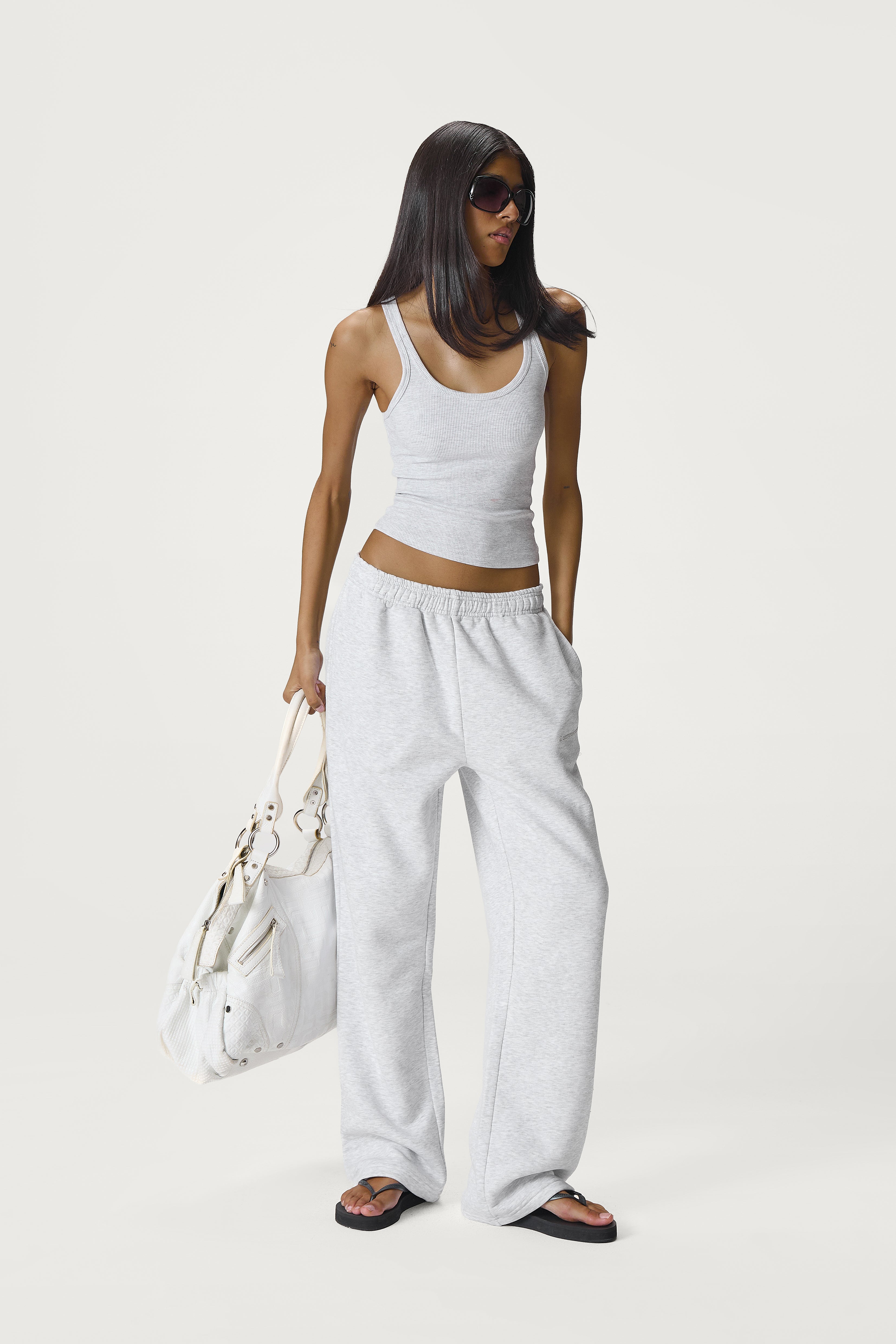 Trademark Wide Leg Sweatpants in Passive - image 7
