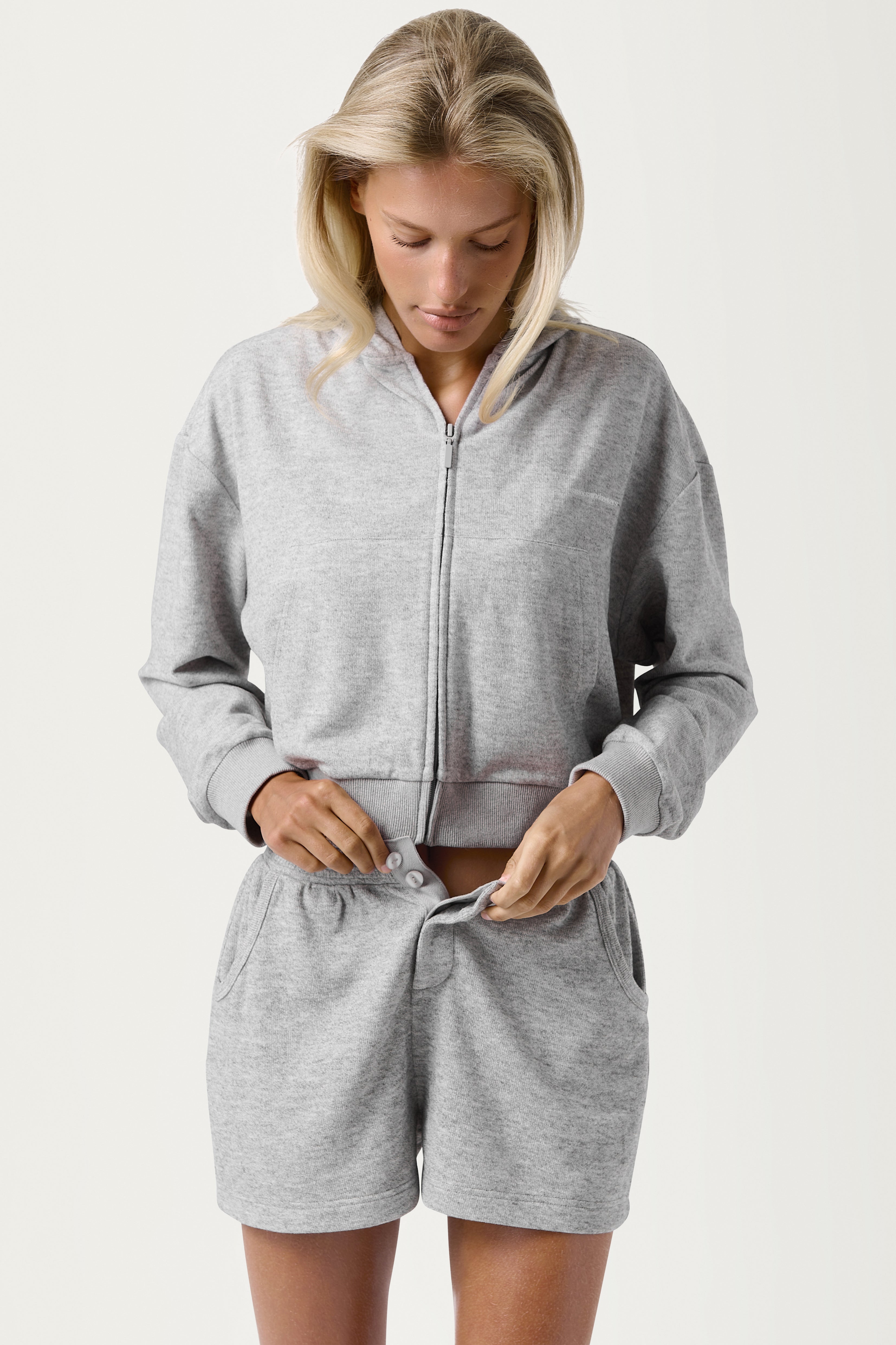 Slacks Soft Short in Light Grey - image 4