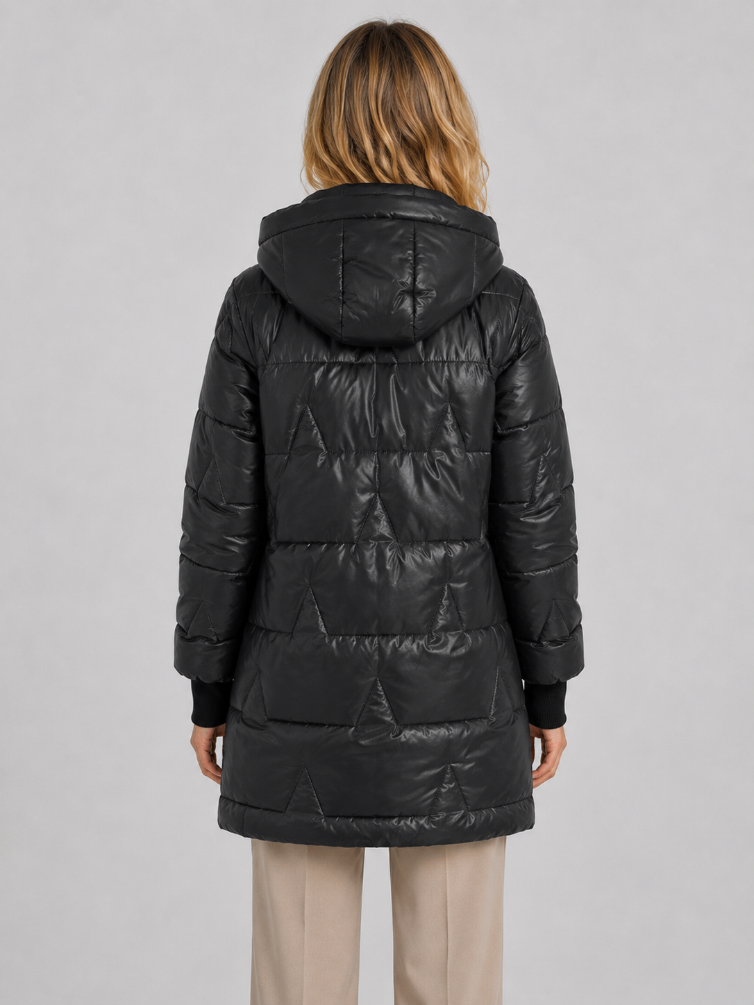 Women's Longline Hooded Puffer Coat - product image 2