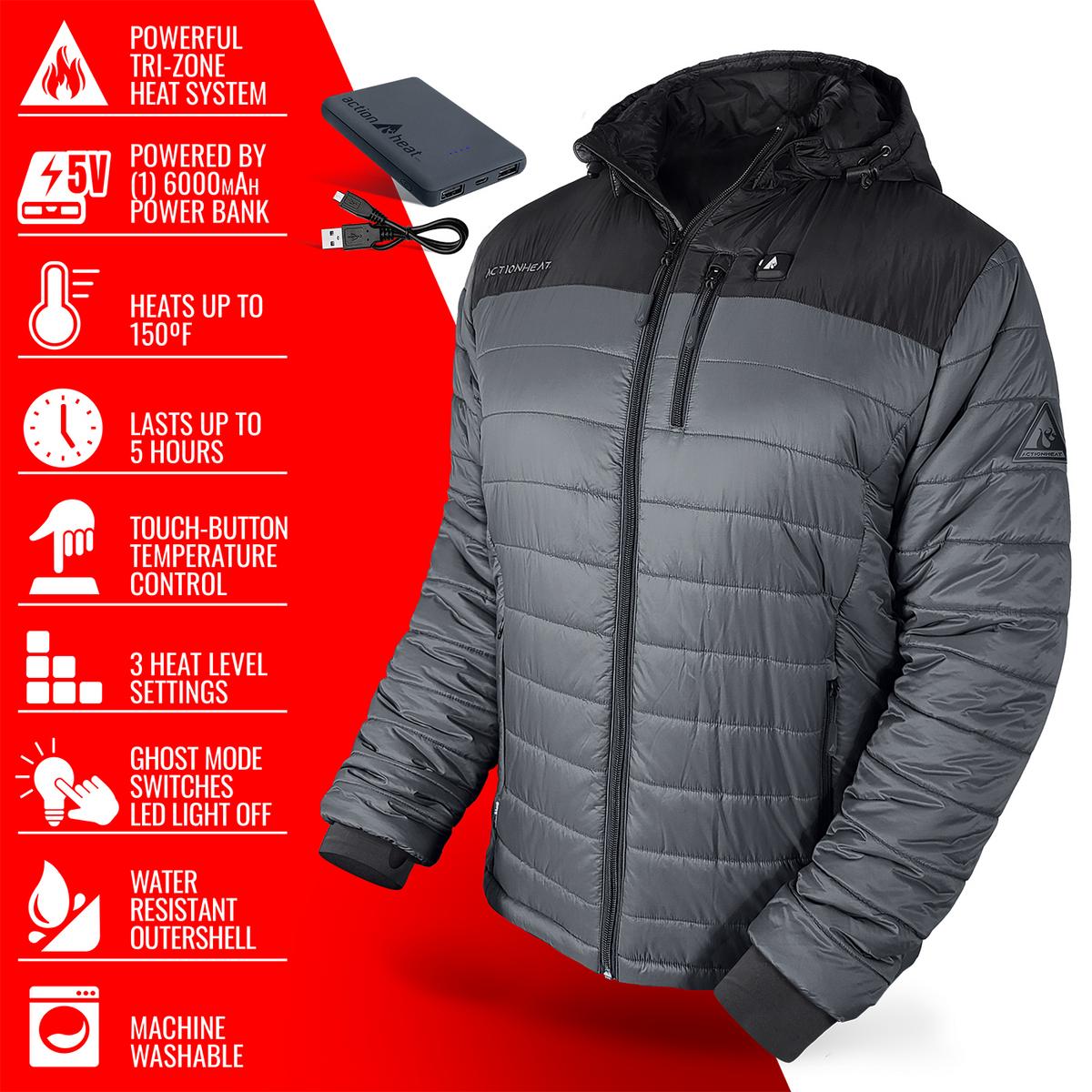 Heatrea 5V Men's Pocono Insulated Heated Jacket