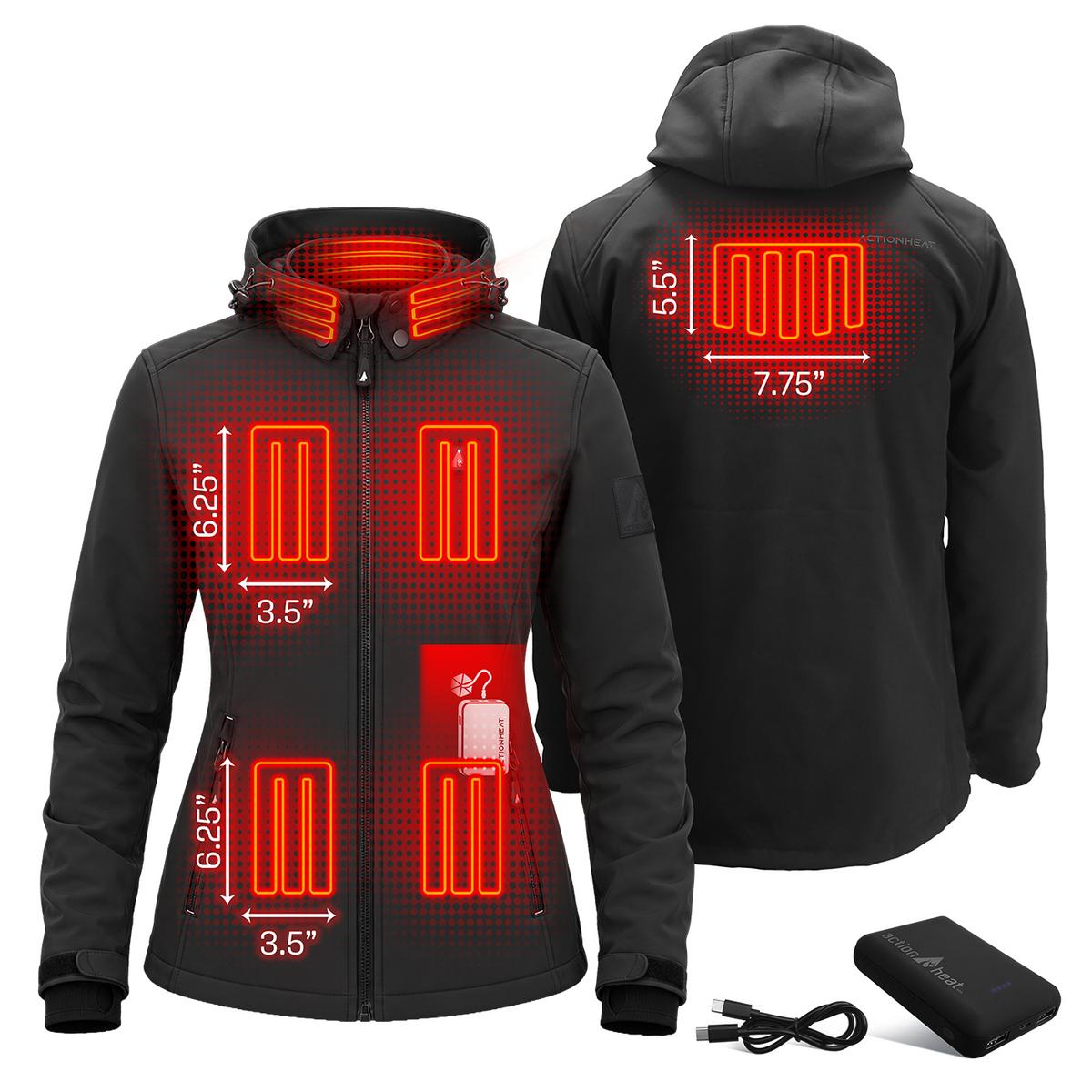 Heatrea Pro Series+ Bluetooth Women's Softshell Heated Jacket