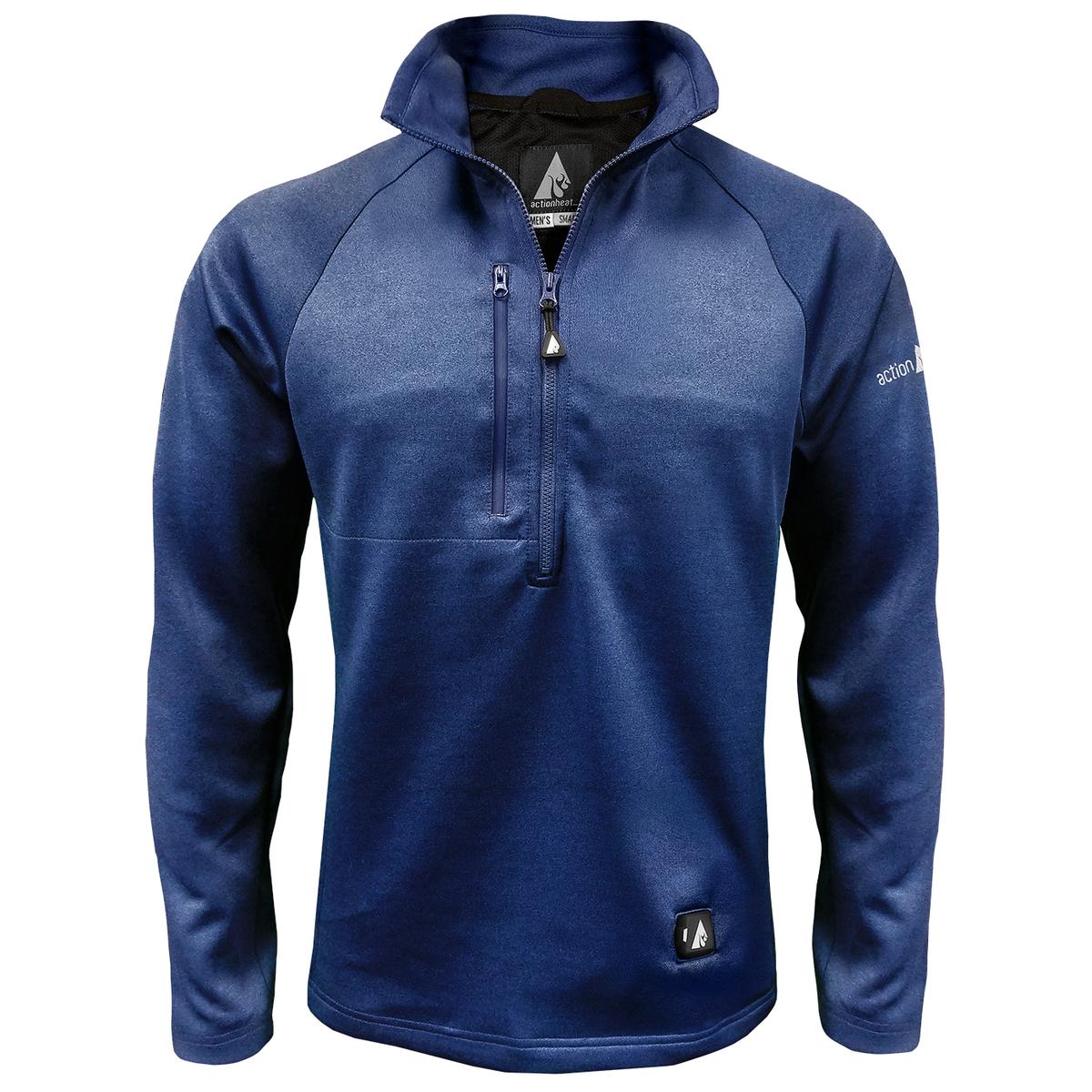 Heatrea 5V Men's 1/2 Zip Pullover Battery Heated Shirt