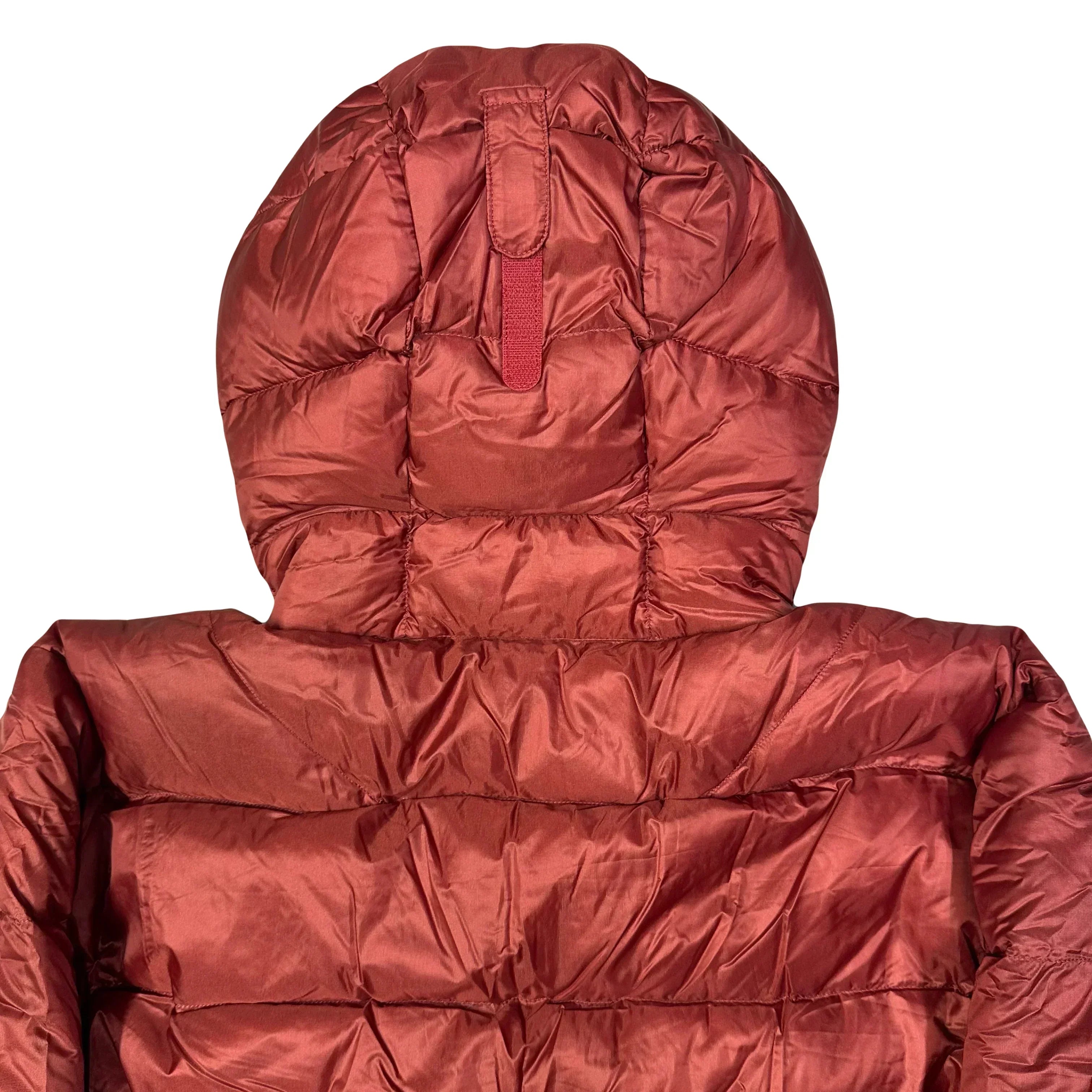 Light Alpine Down Puffer Jacket In Red - product image