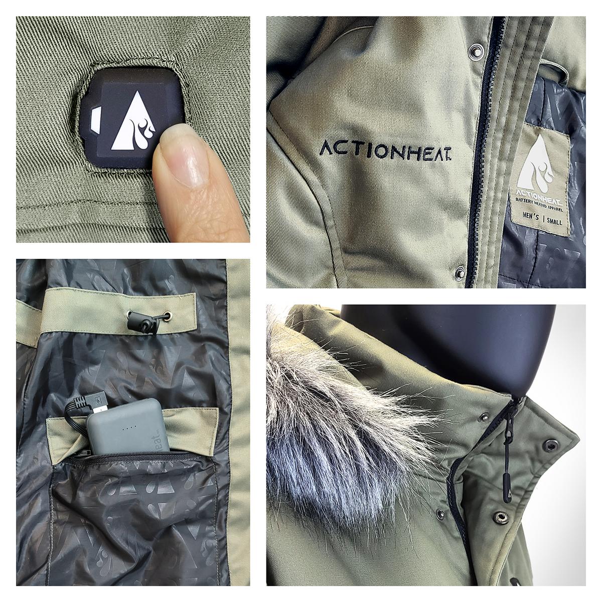 Heatrea 5V Men's Battery Heated Parka Jacket