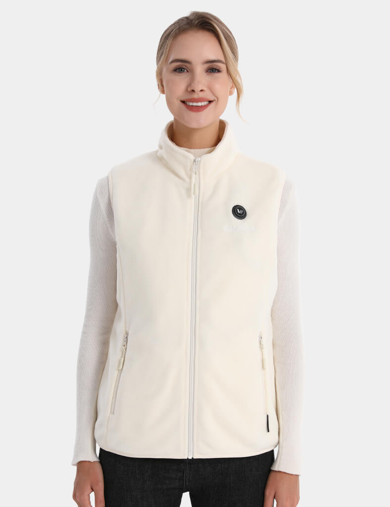 Women’s Heated Fleece Vest (Up to 20 heating hours), W2117 Max