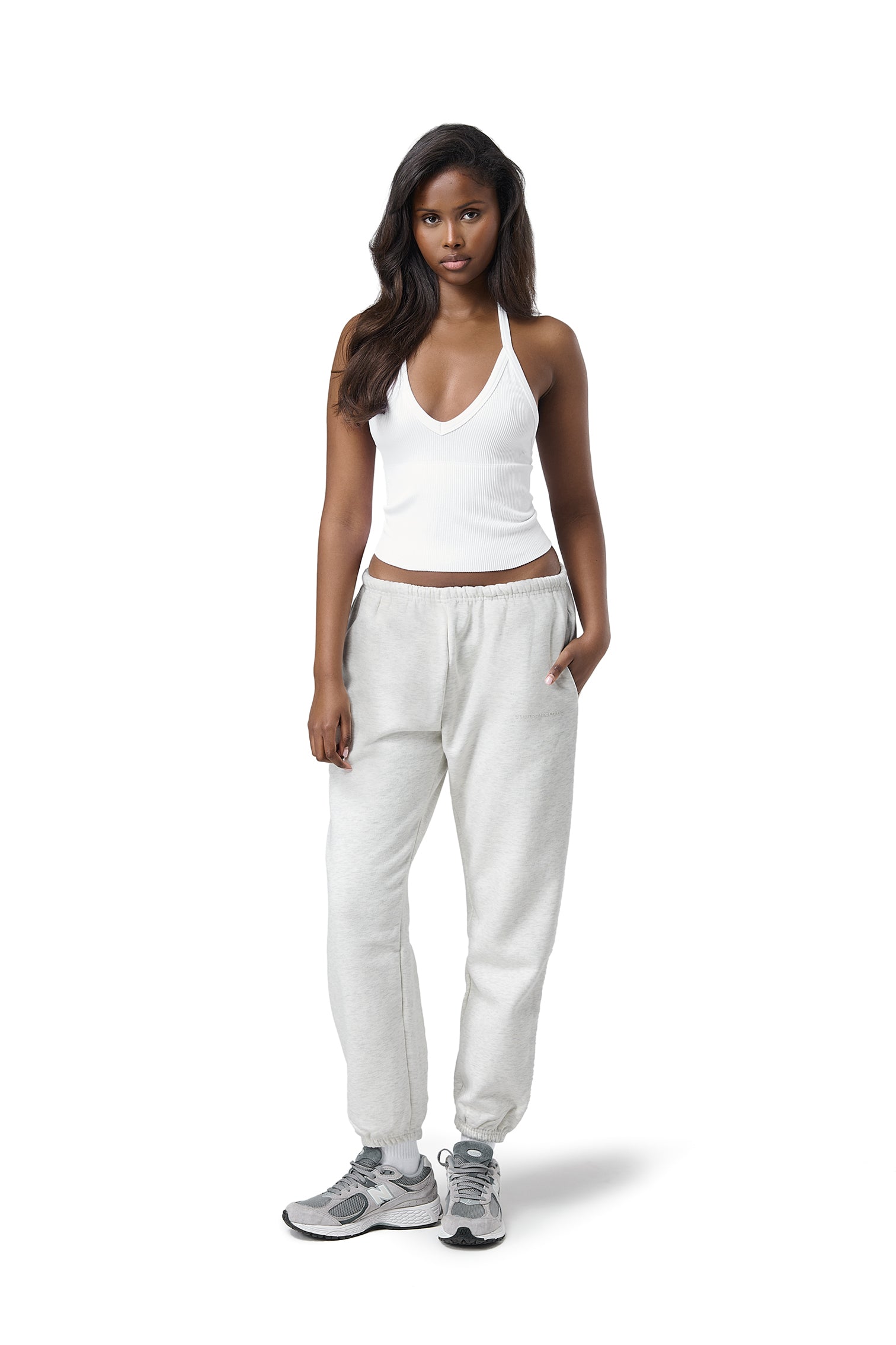 Series Cuffed Sweatpants in Dough Grey Marl - image 4