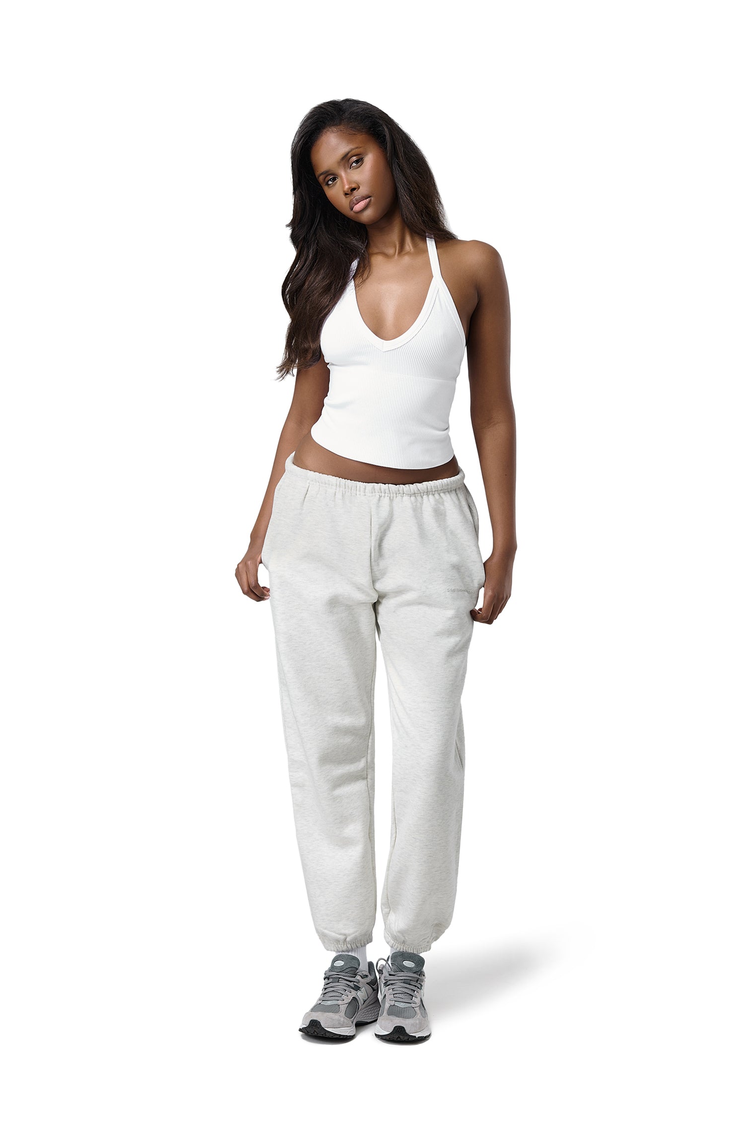Series Cuffed Sweatpants in Dough Grey Marl - image 2