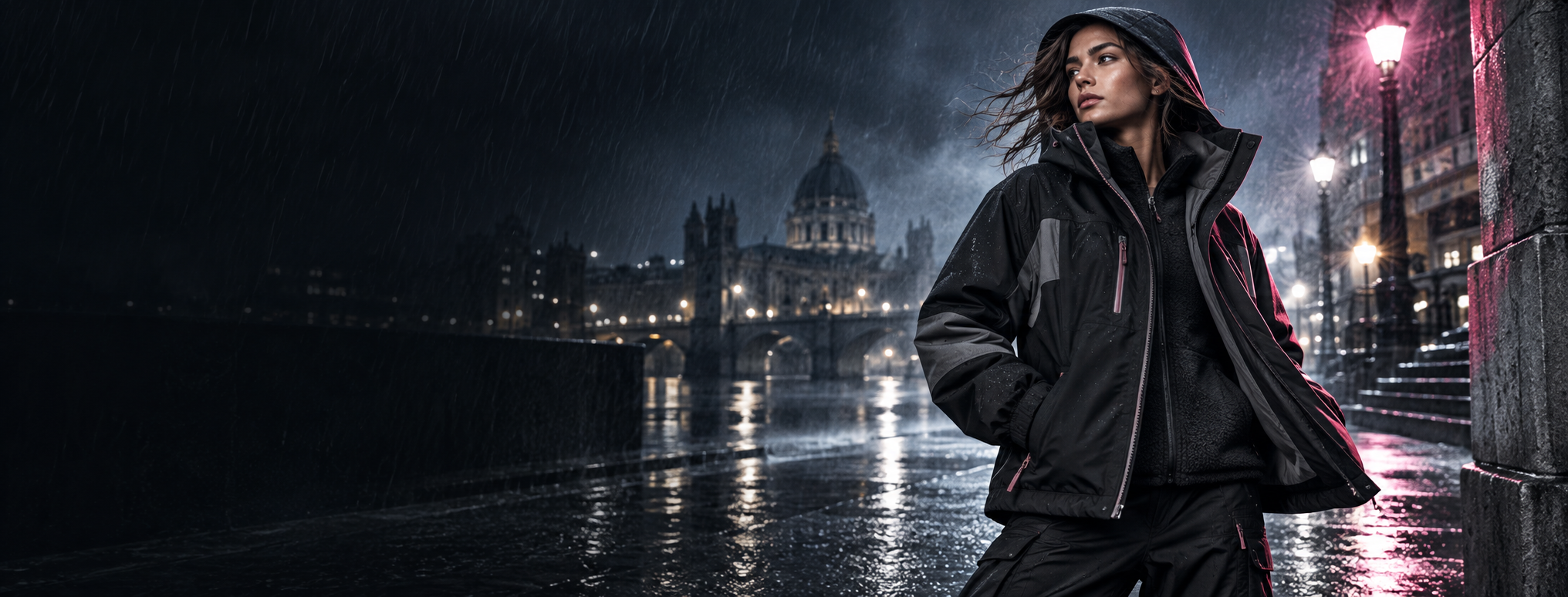 One Jacket. Three Ways to Take On the Weather-grey 3in1 windbreaker
