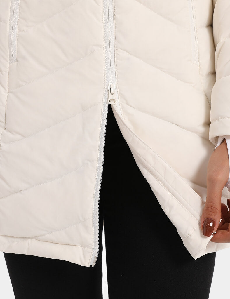 Heated Long Down Jacket 7.4V For Women, W62
