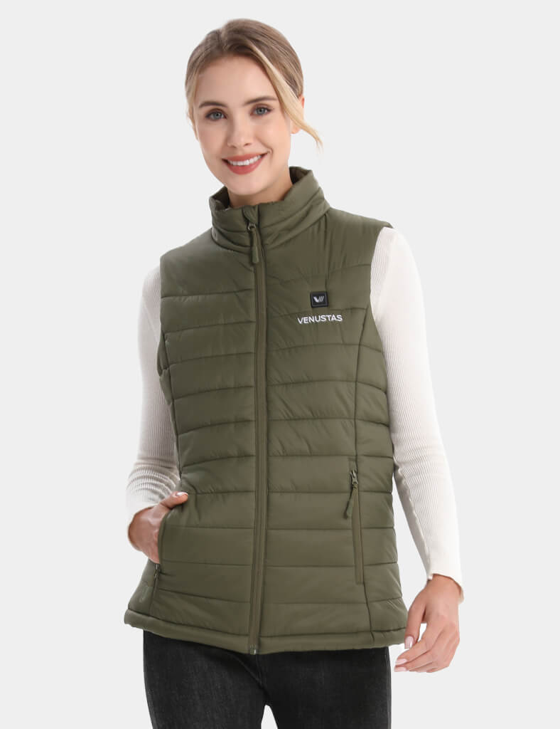 Women's Classic Heated Vest 7.4V - Navy/ Moss/ Olive Green/ Purple