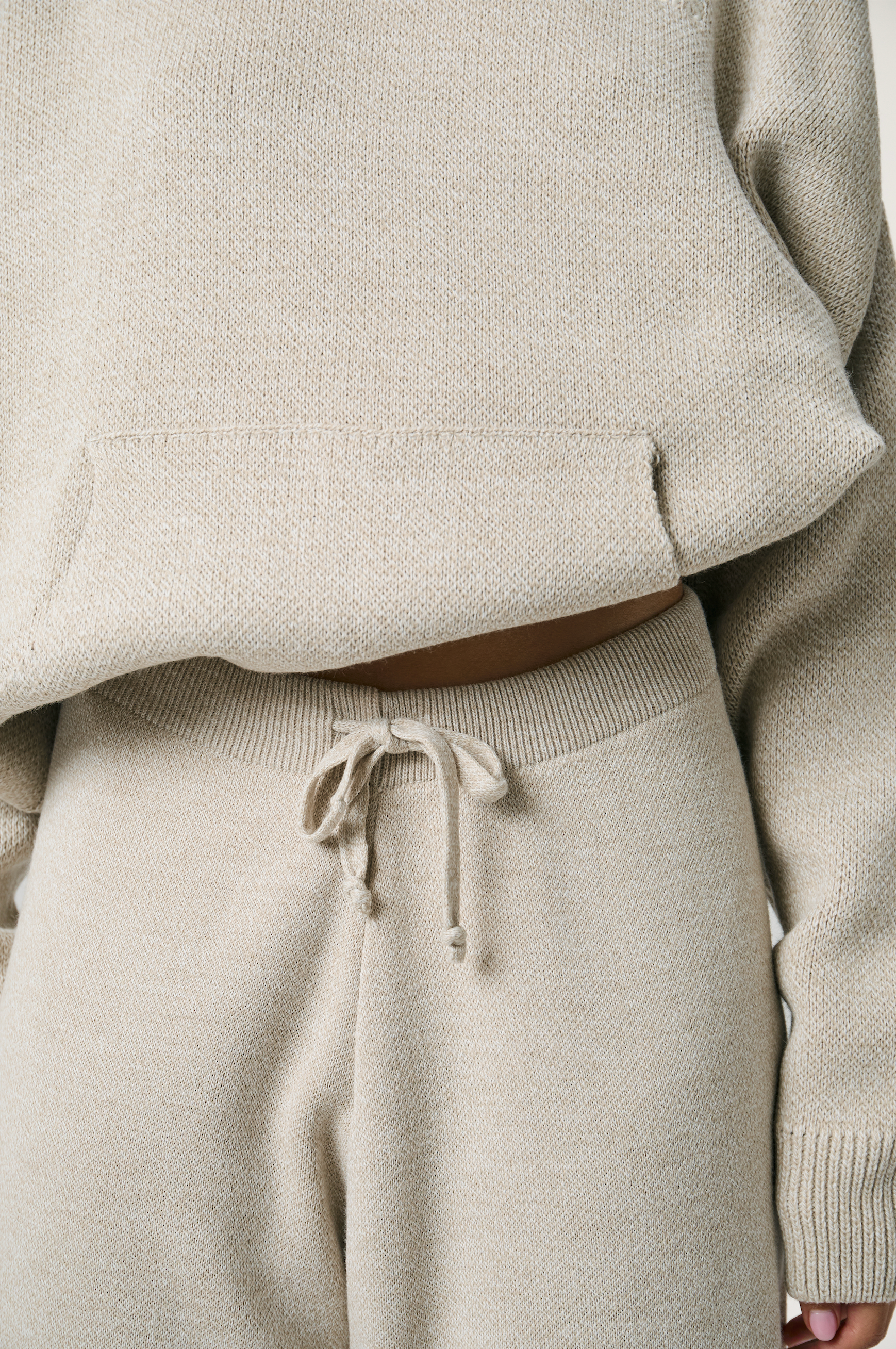 Knit Sweatpants in Husk - image 2