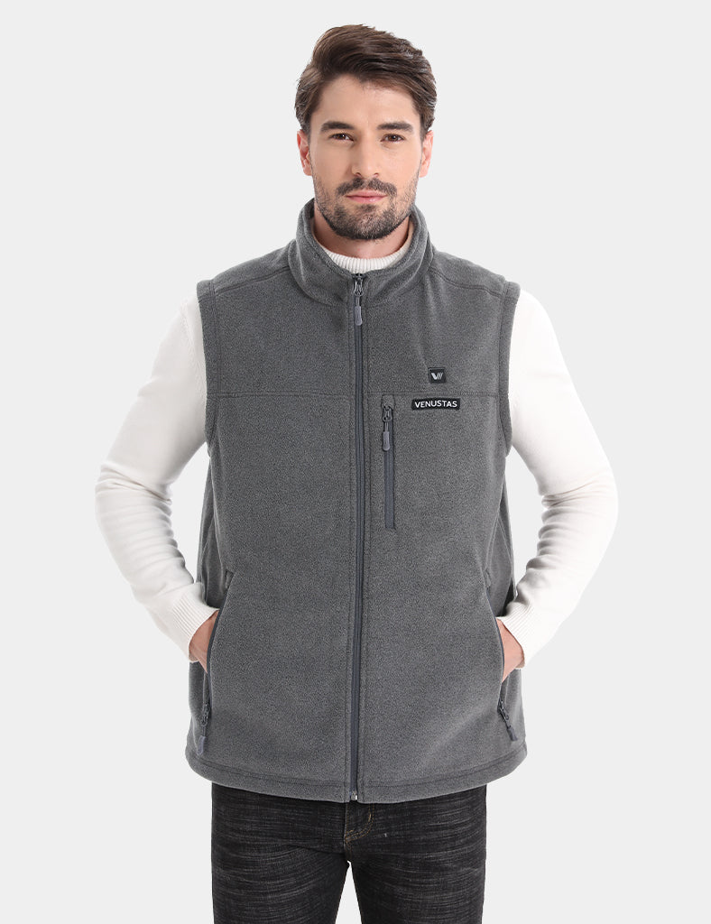 Men’s Heated Recycled Fleece Vest 7.4V, EM21
