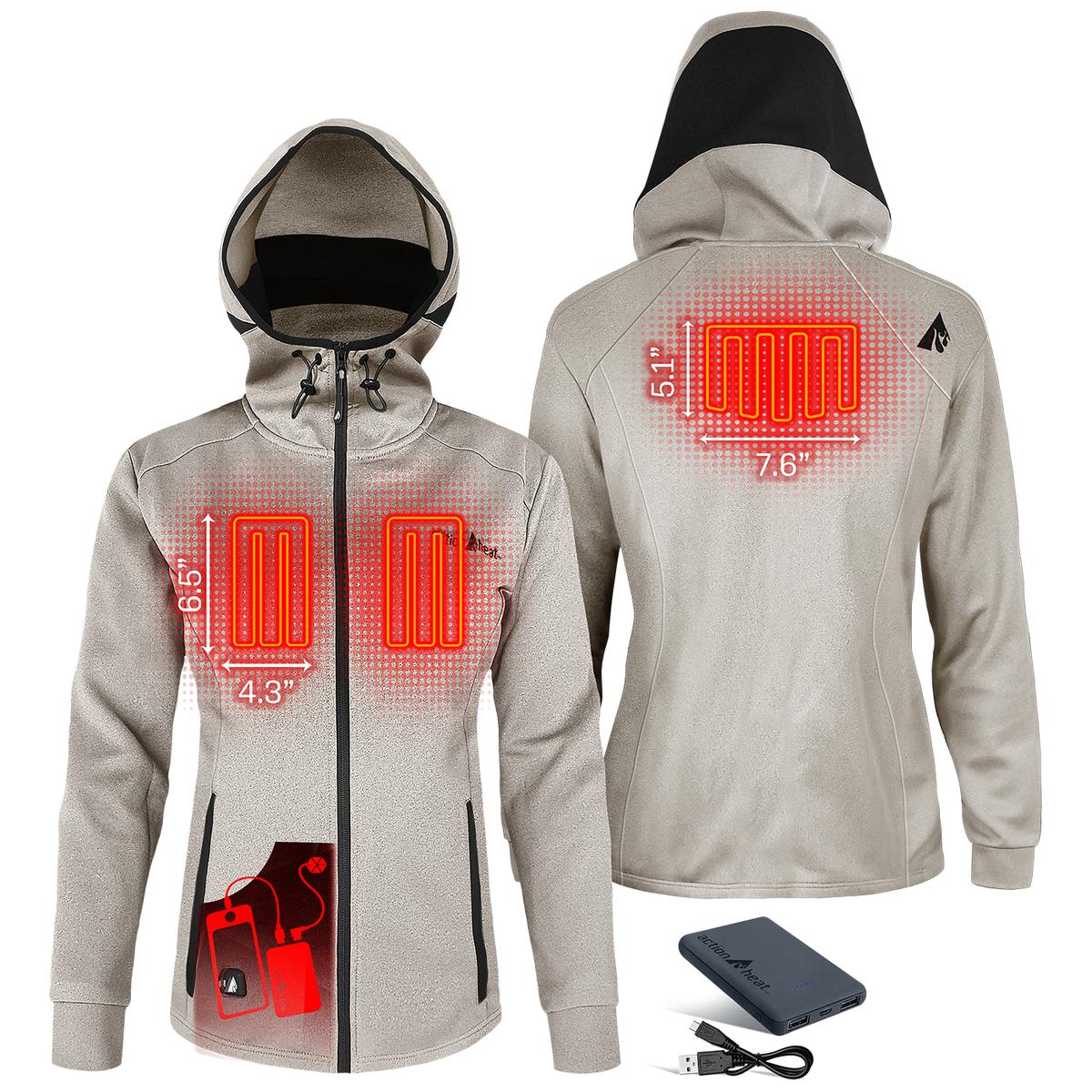 Heatrea 5V Women's Slim Fit Battery Heated Hoodie