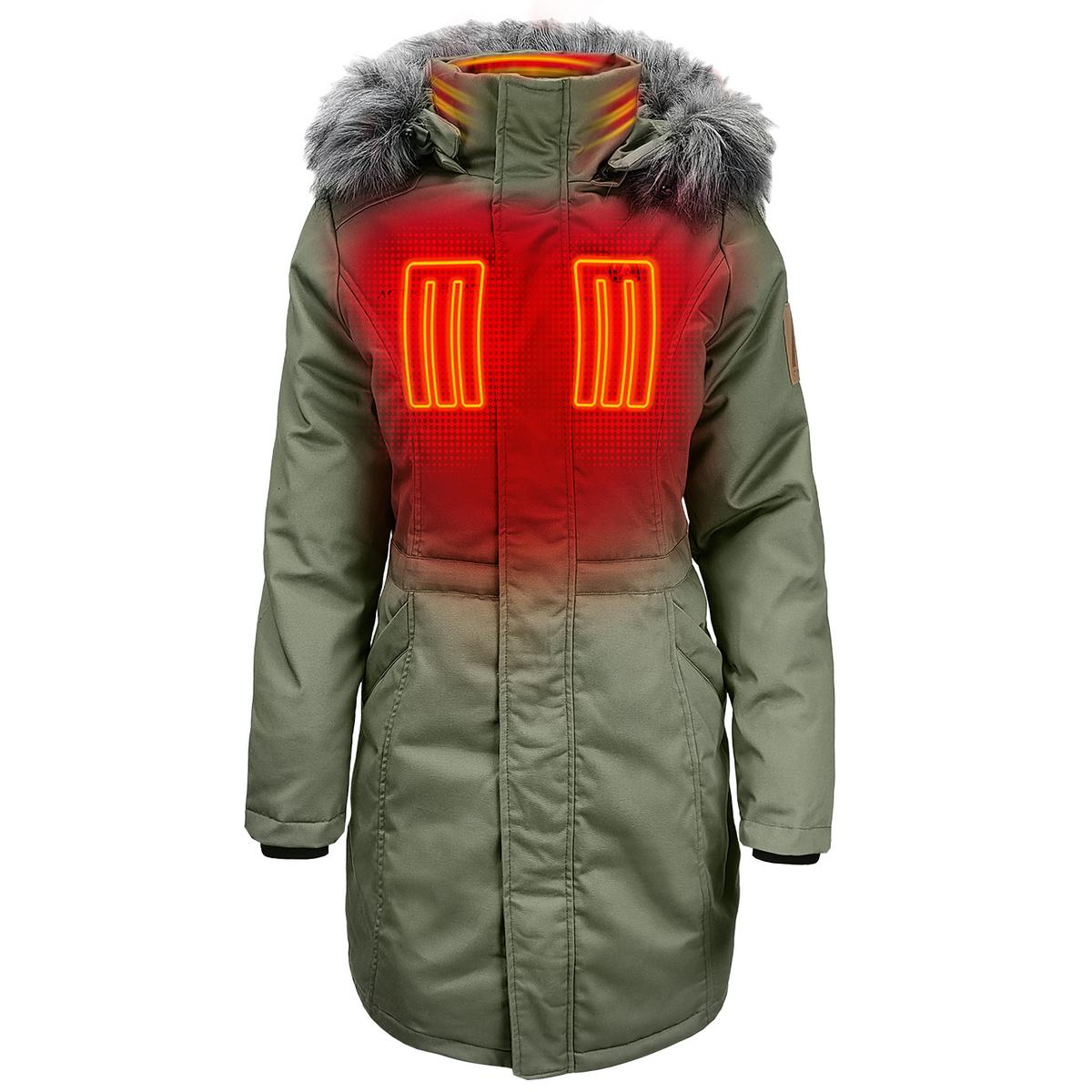 Heatrea 5V Women's Battery Heated Parka Jacket