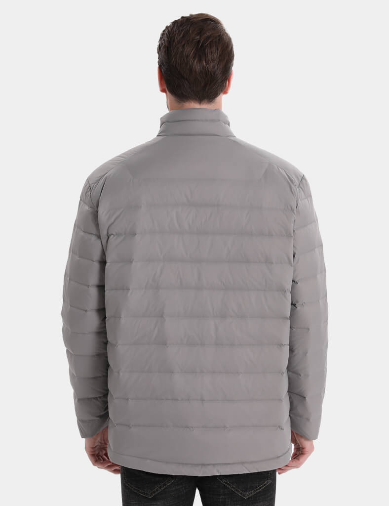 Men's Recycled Heated Lightweight Down Jacket 7.4V, EM31 [Final Sale]