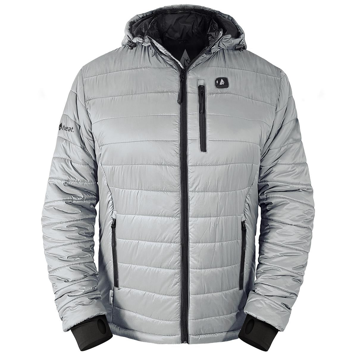 Heatrea 5V Men's Insulated Puffer Battery Heated Jacket W/ Hood