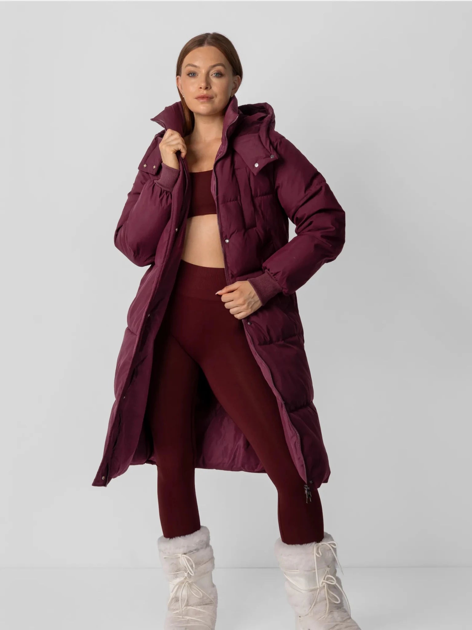 Classic Long Hooded Puffer Jacket - product image 3