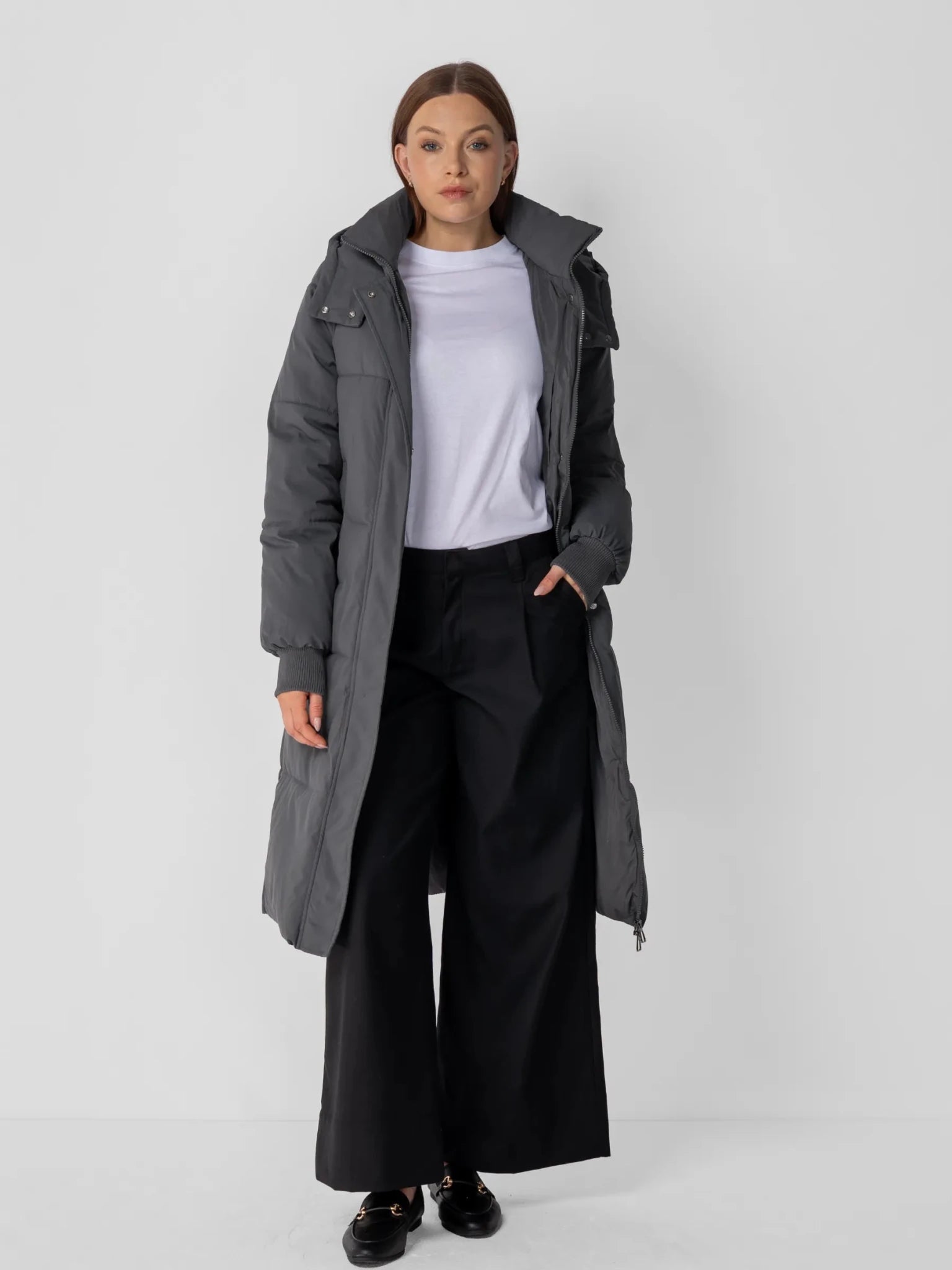 Classic Long Hooded Puffer Jacket - product image 12
