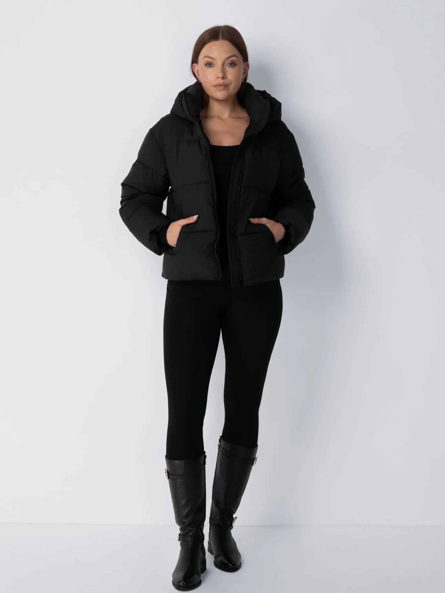 Classic Short Detachable Hooded Puffer Jacket - product image 14