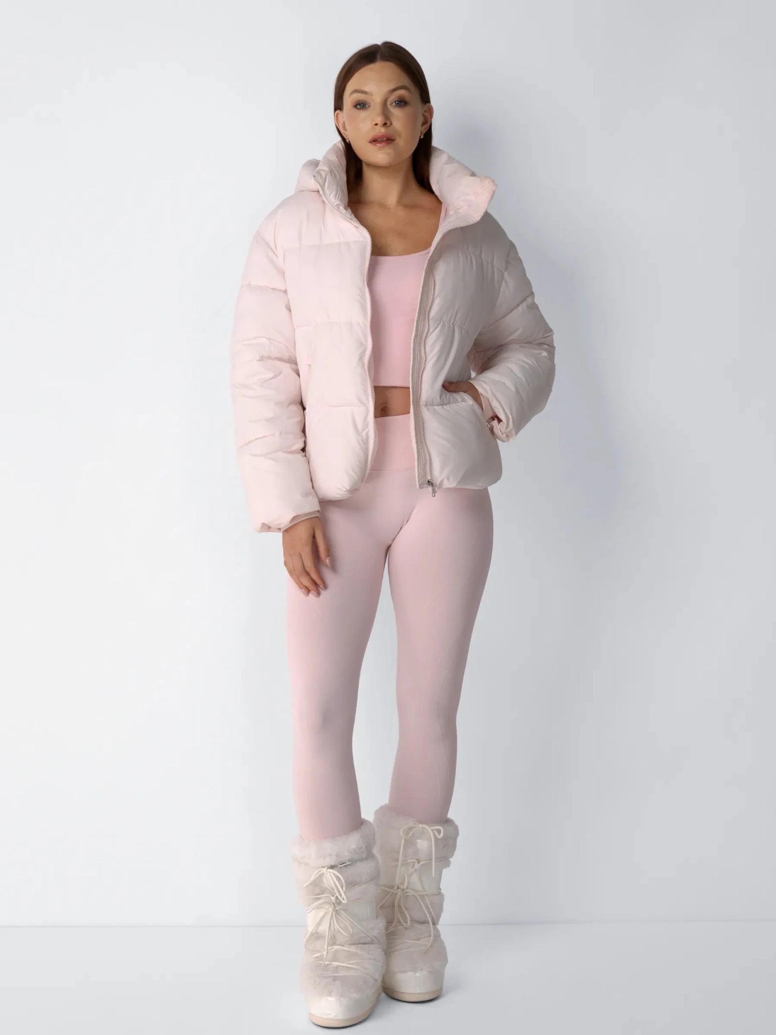 Classic Short Detachable Hooded Puffer Jacket - product image 19