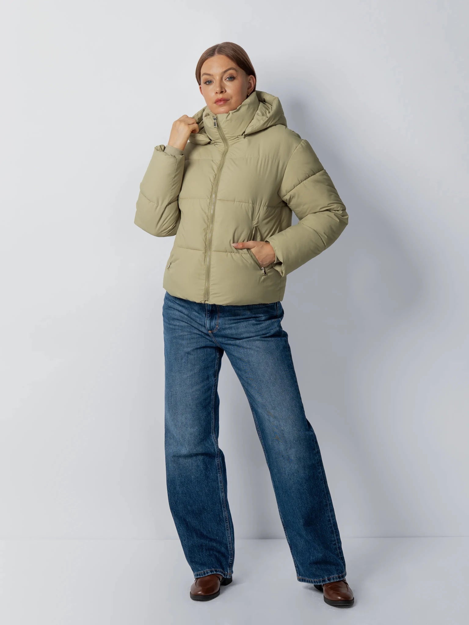 Classic Short Detachable Hooded Puffer Jacket - product image 31