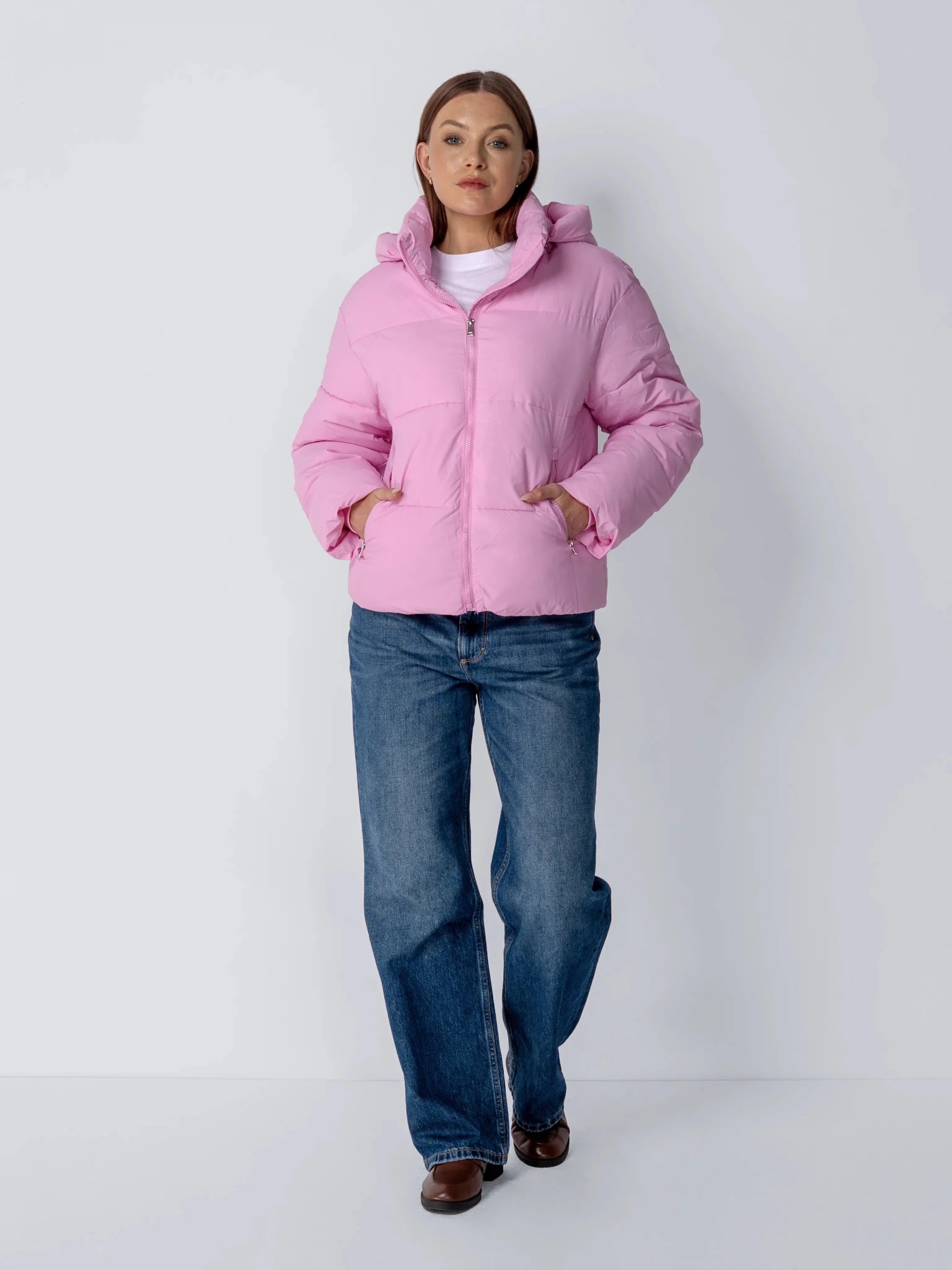 Classic Short Detachable Hooded Puffer Jacket - product image 32