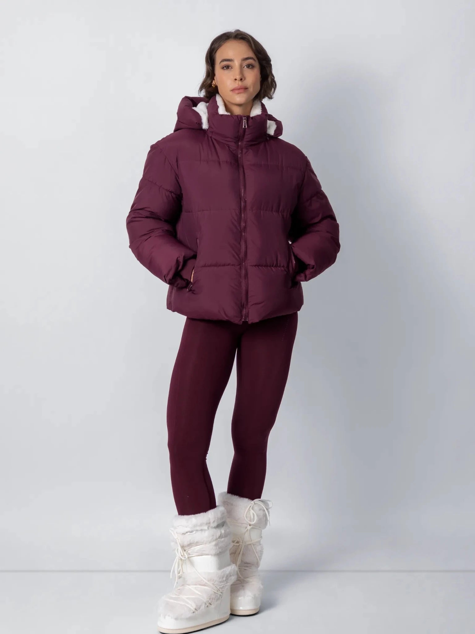 Classic Short Detachable Hooded Puffer Jacket - product image 12