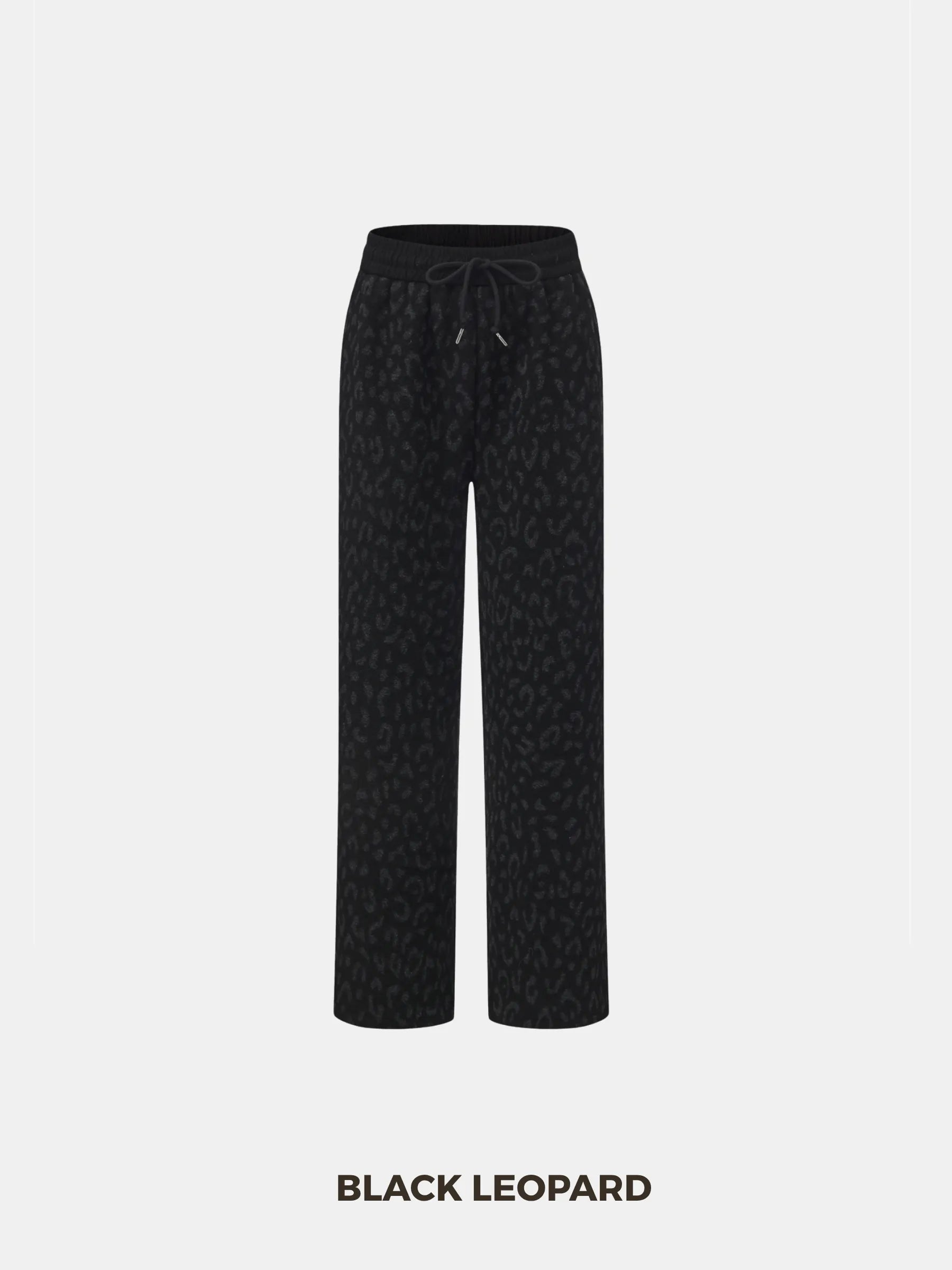Cozy Fleece Lined Leopard Trousers - product image 4