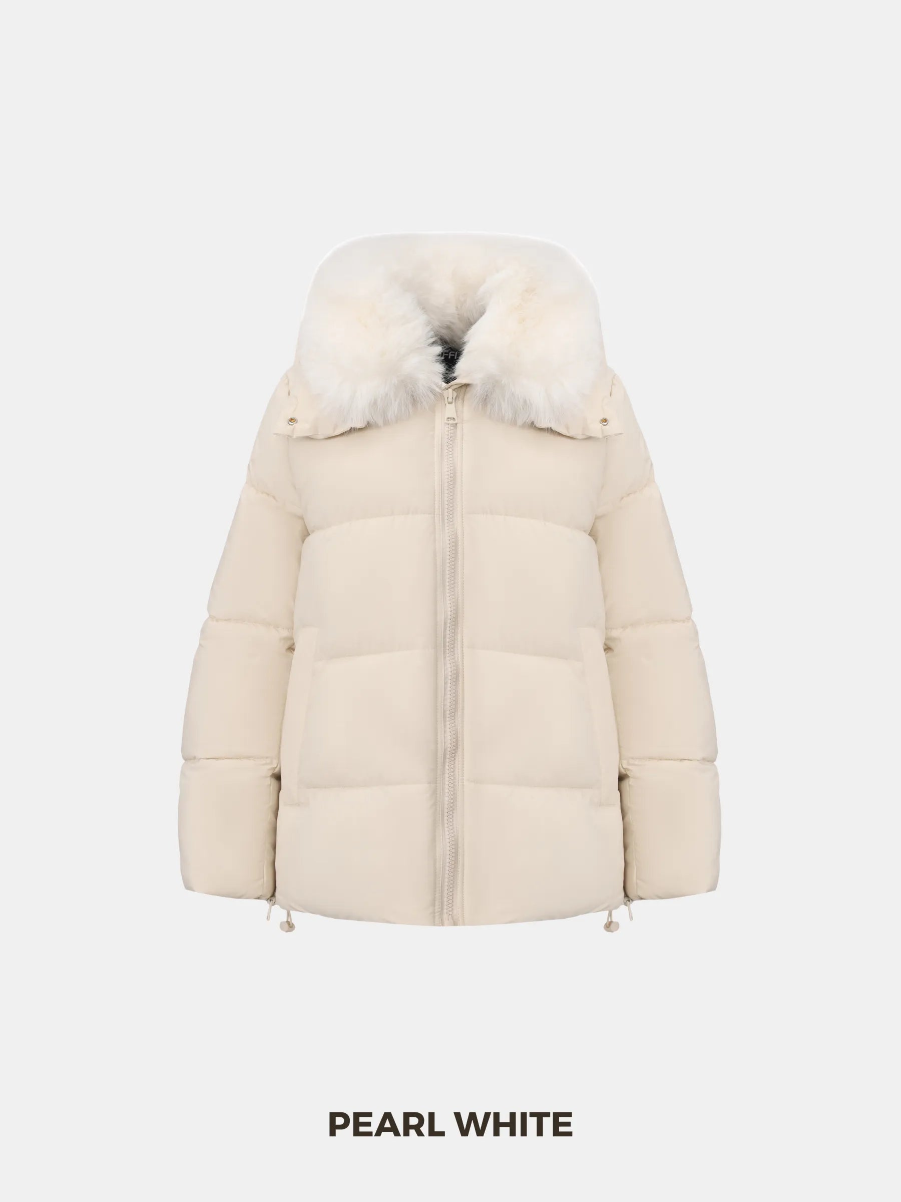 Detachable Faux Fur Collar Hooded Puffer - product image 19