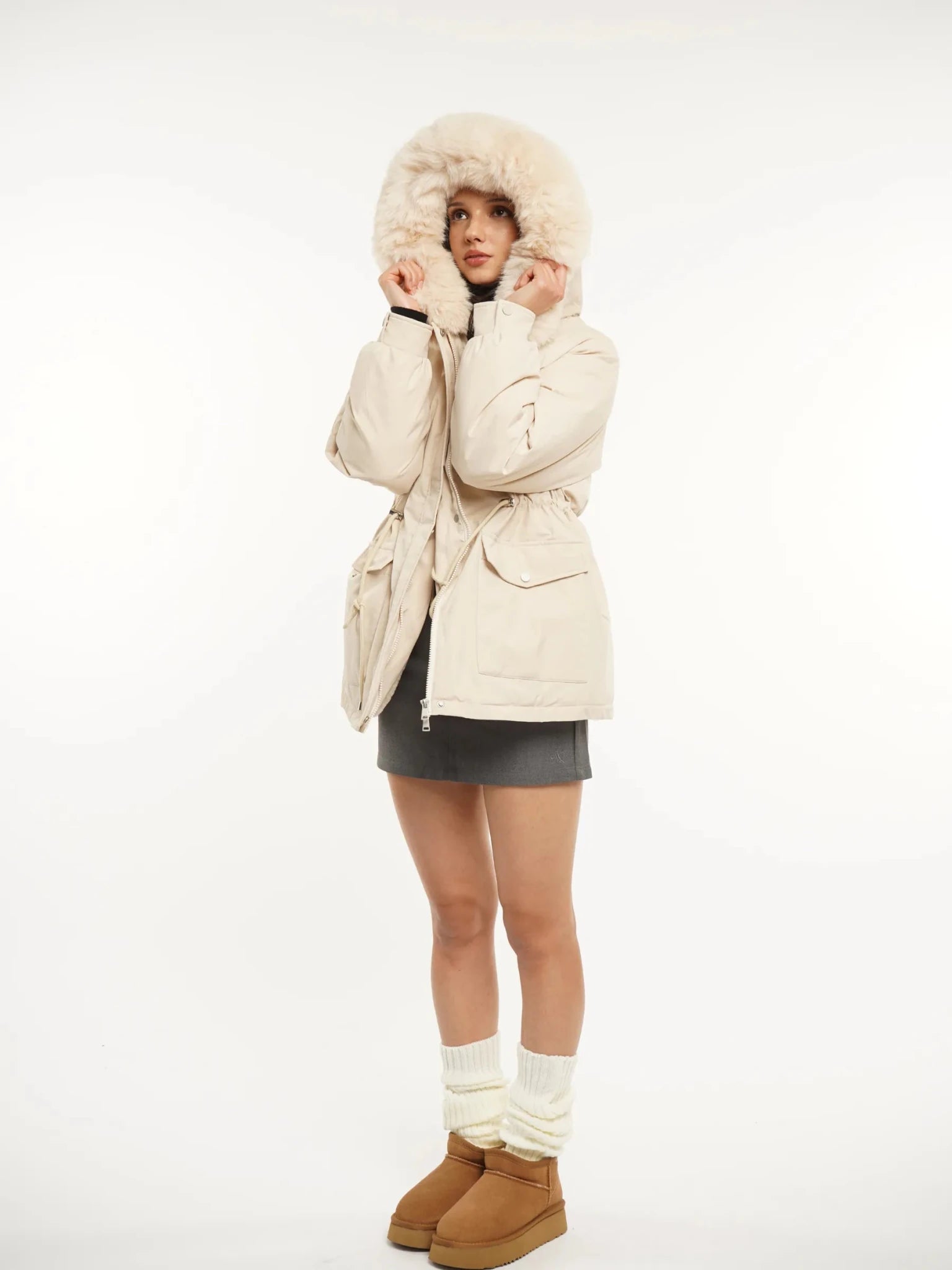 Faux Fur Lined And Trim Parka - product image 5
