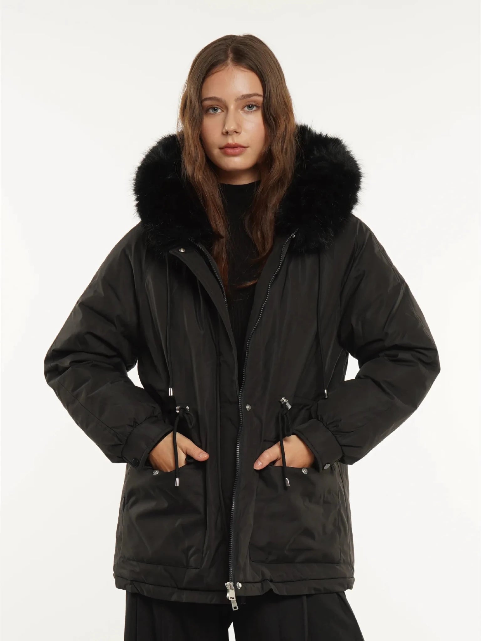 Faux Fur Lined And Trim Parka - product image 6