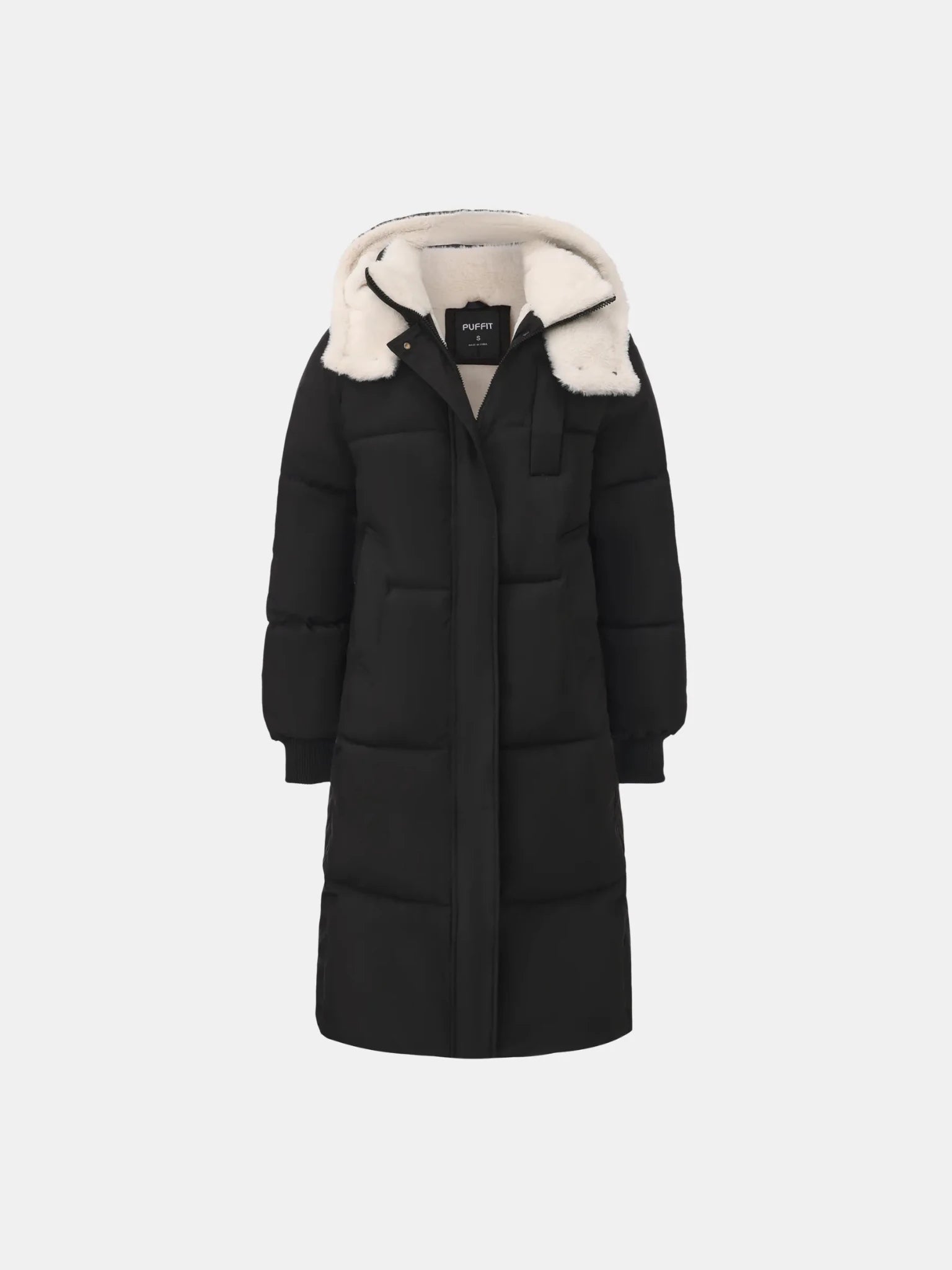 Faux Fur Lined Classic Long Puffer - product image 1