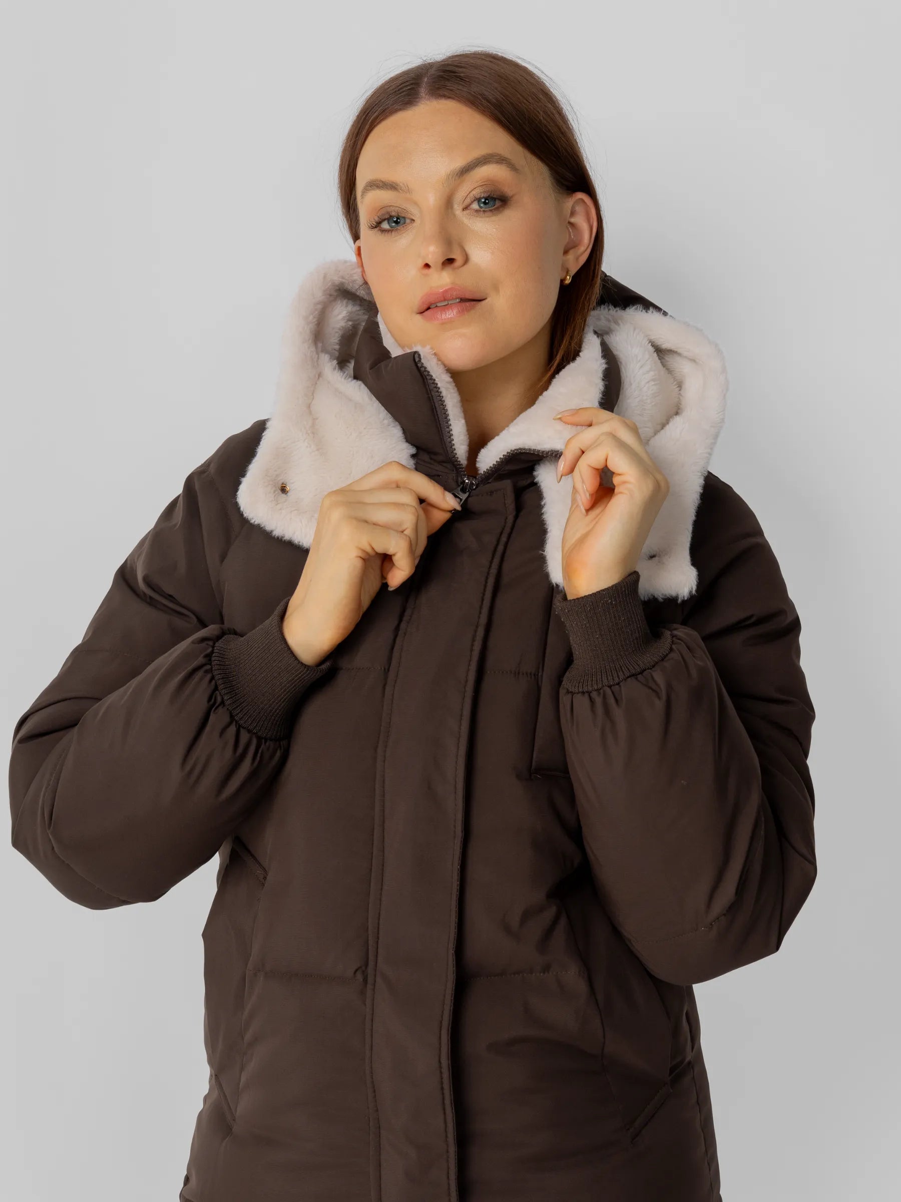 Faux Fur Lined Classic Long Puffer - product image 8