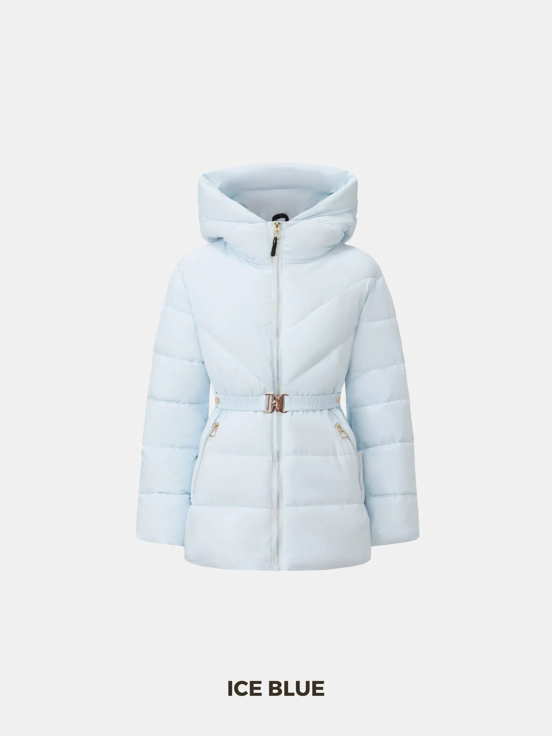Gold-tone Belted Puffer Jacket - product image 15