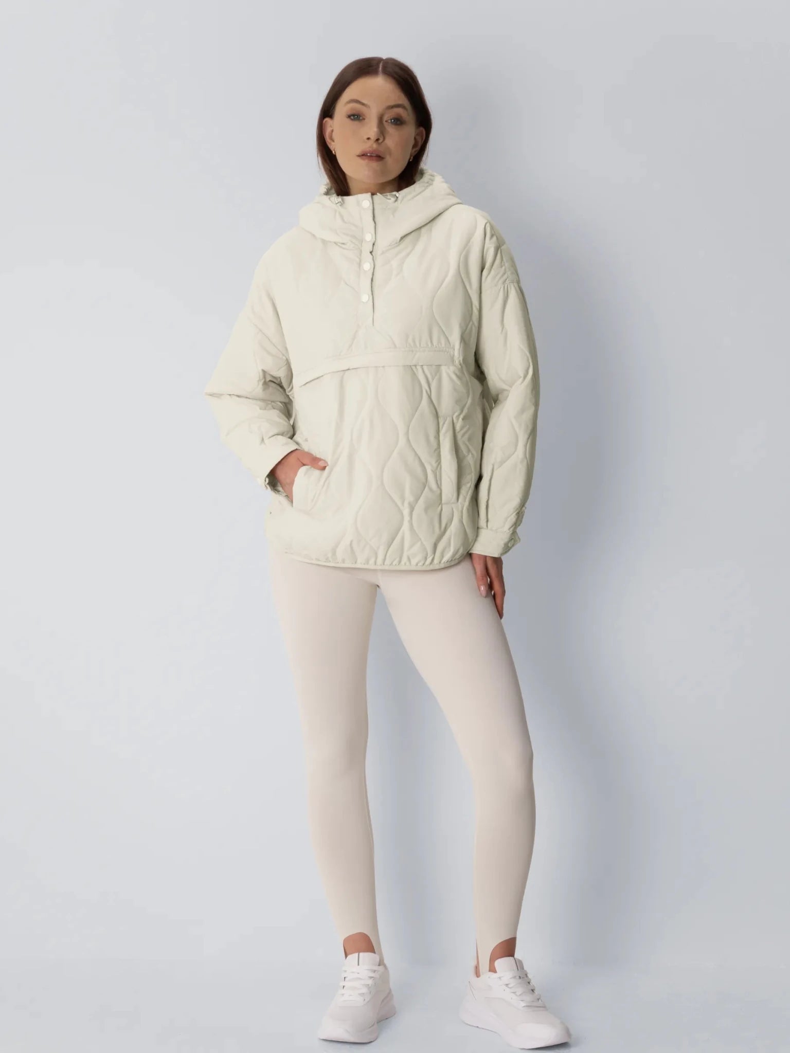 Kangaroo Pocket Packable Quilted Puffer Hoodie - product image 18