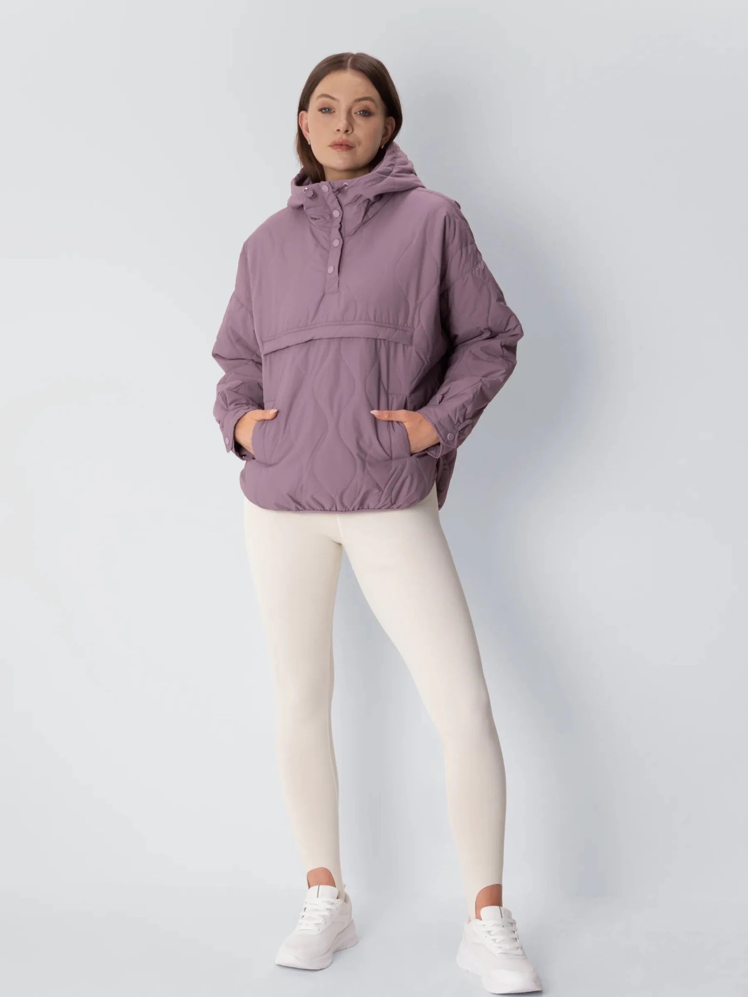 Kangaroo Pocket Packable Quilted Puffer Hoodie - product image 20