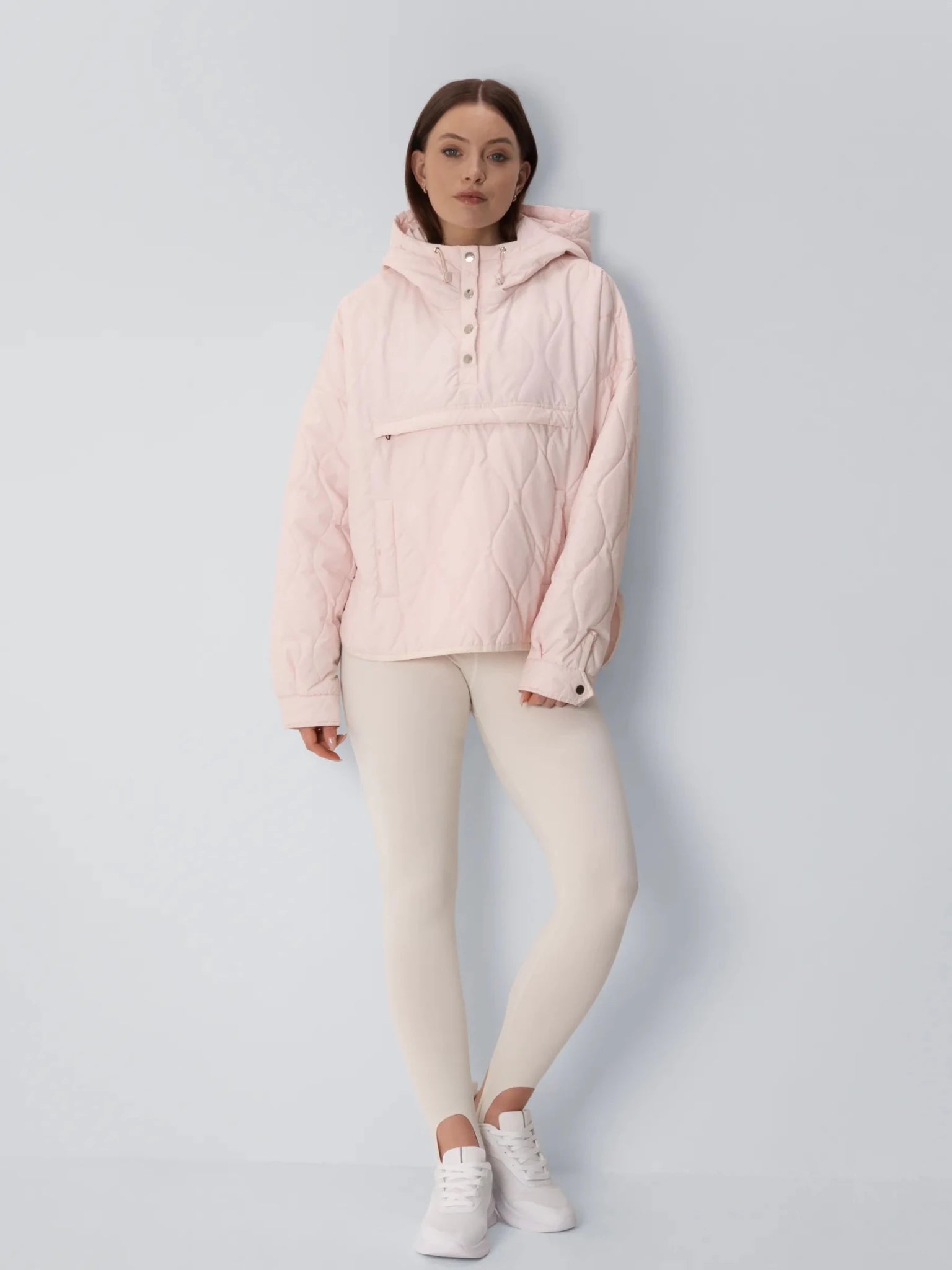 Kangaroo Pocket Packable Quilted Puffer Hoodie - product image 19