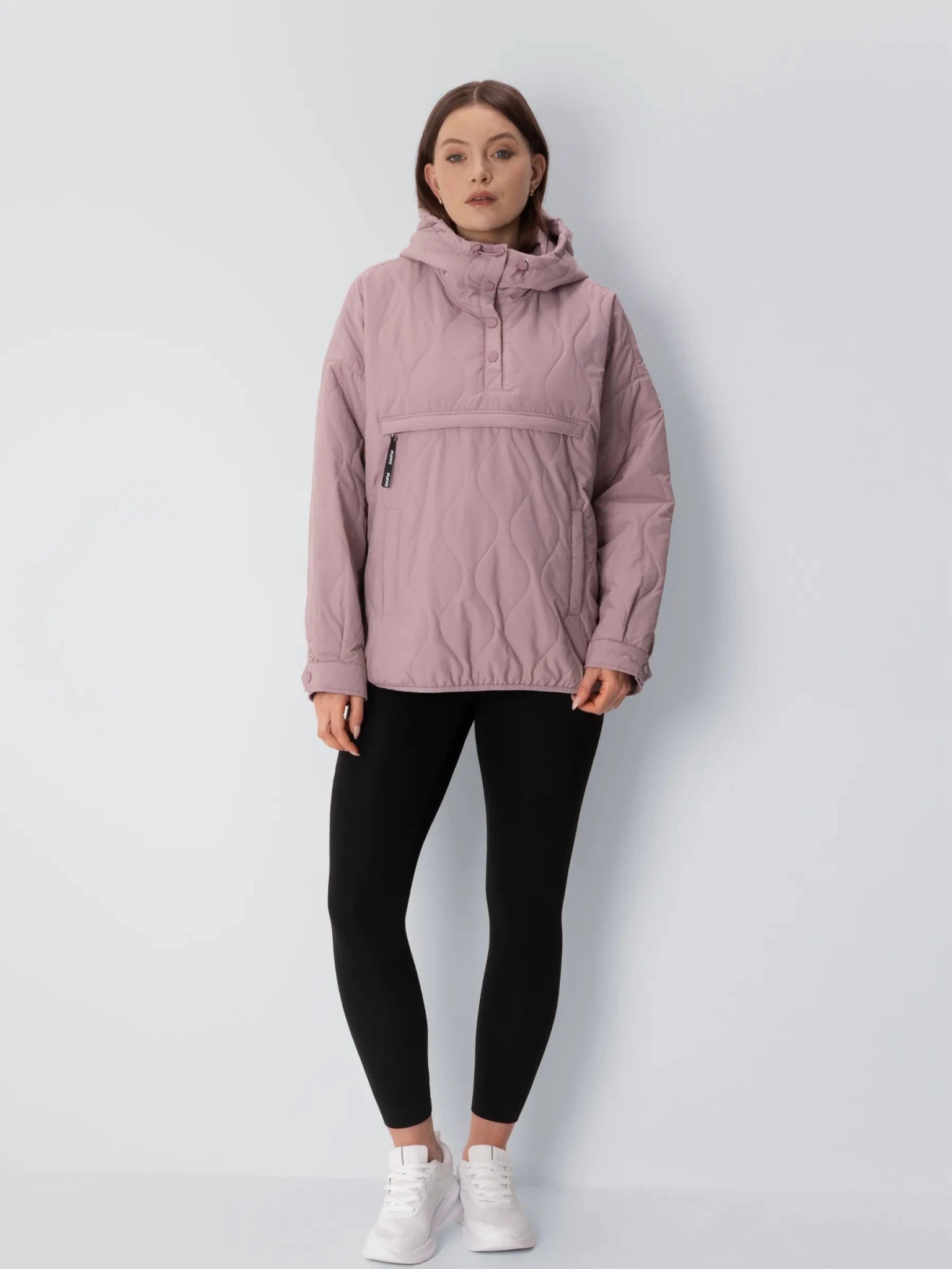 Kangaroo Pocket Packable Quilted Puffer Hoodie - product image 17