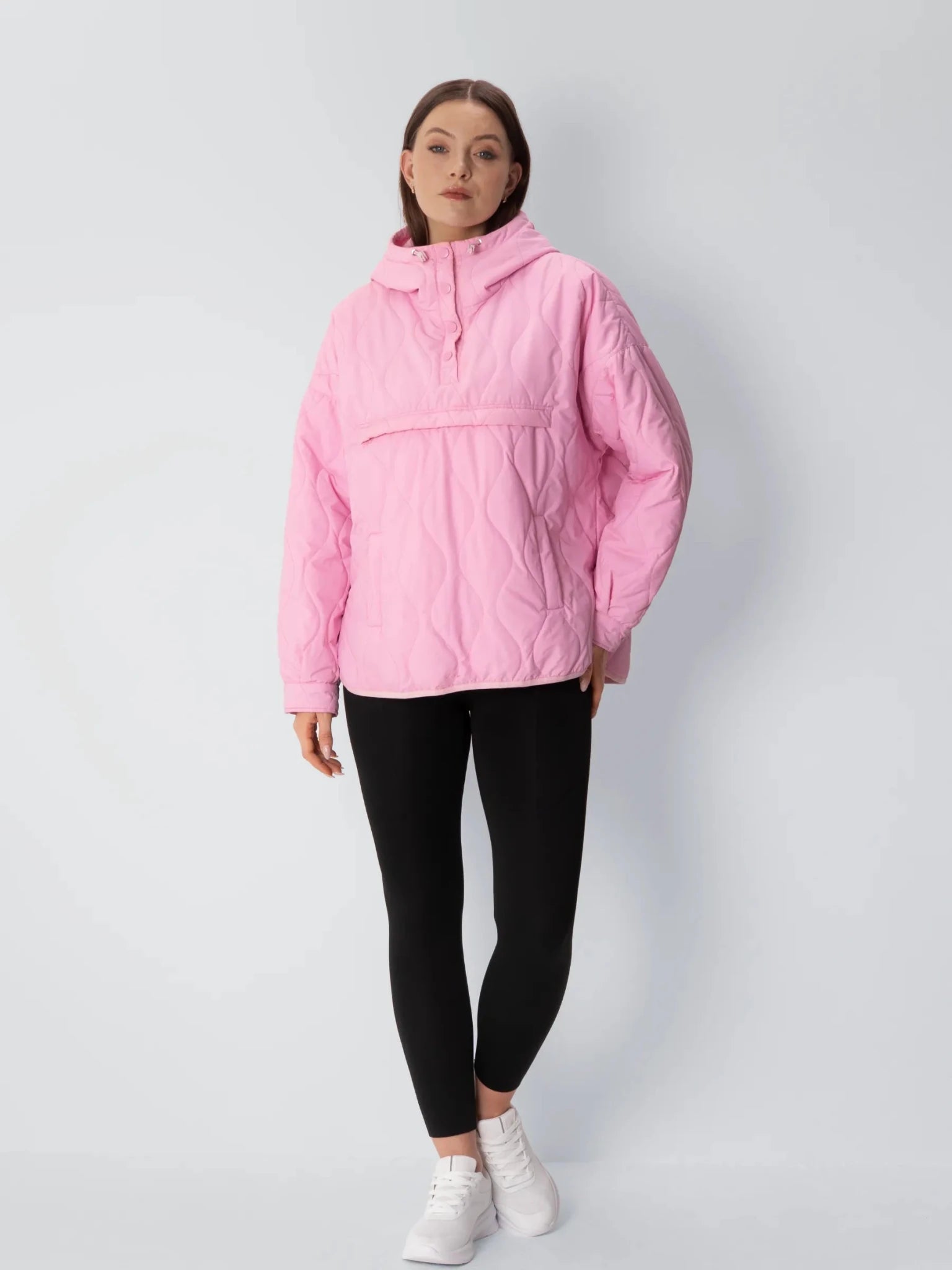 Kangaroo Pocket Packable Quilted Puffer Hoodie - product image 16