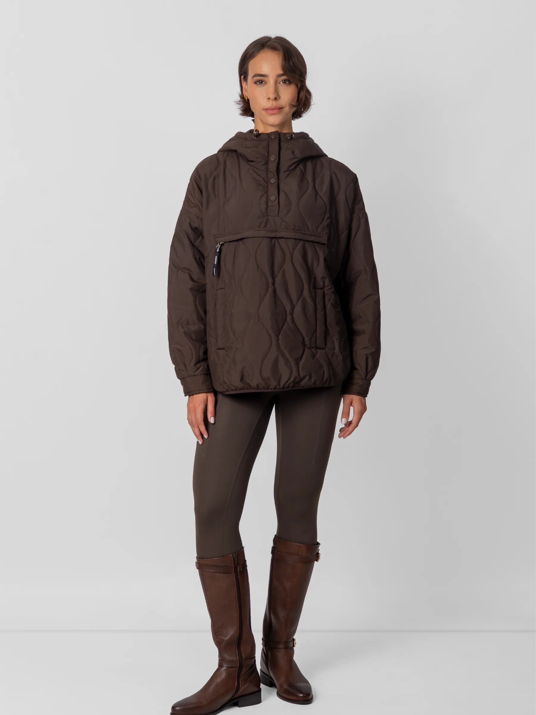 Kangaroo Pocket Packable Quilted Puffer Hoodie - product image 22
