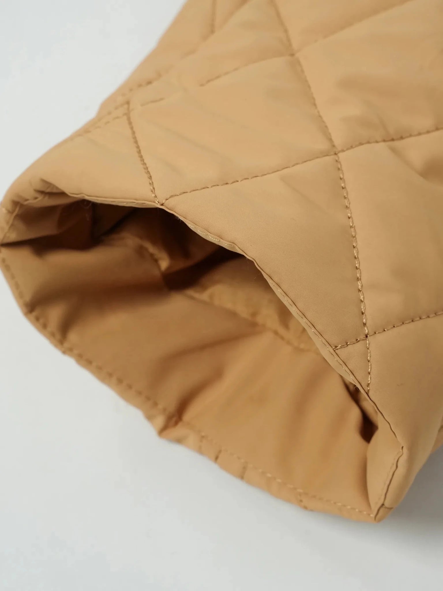 Long Dimond Quilted Belted Puffer - product image 11