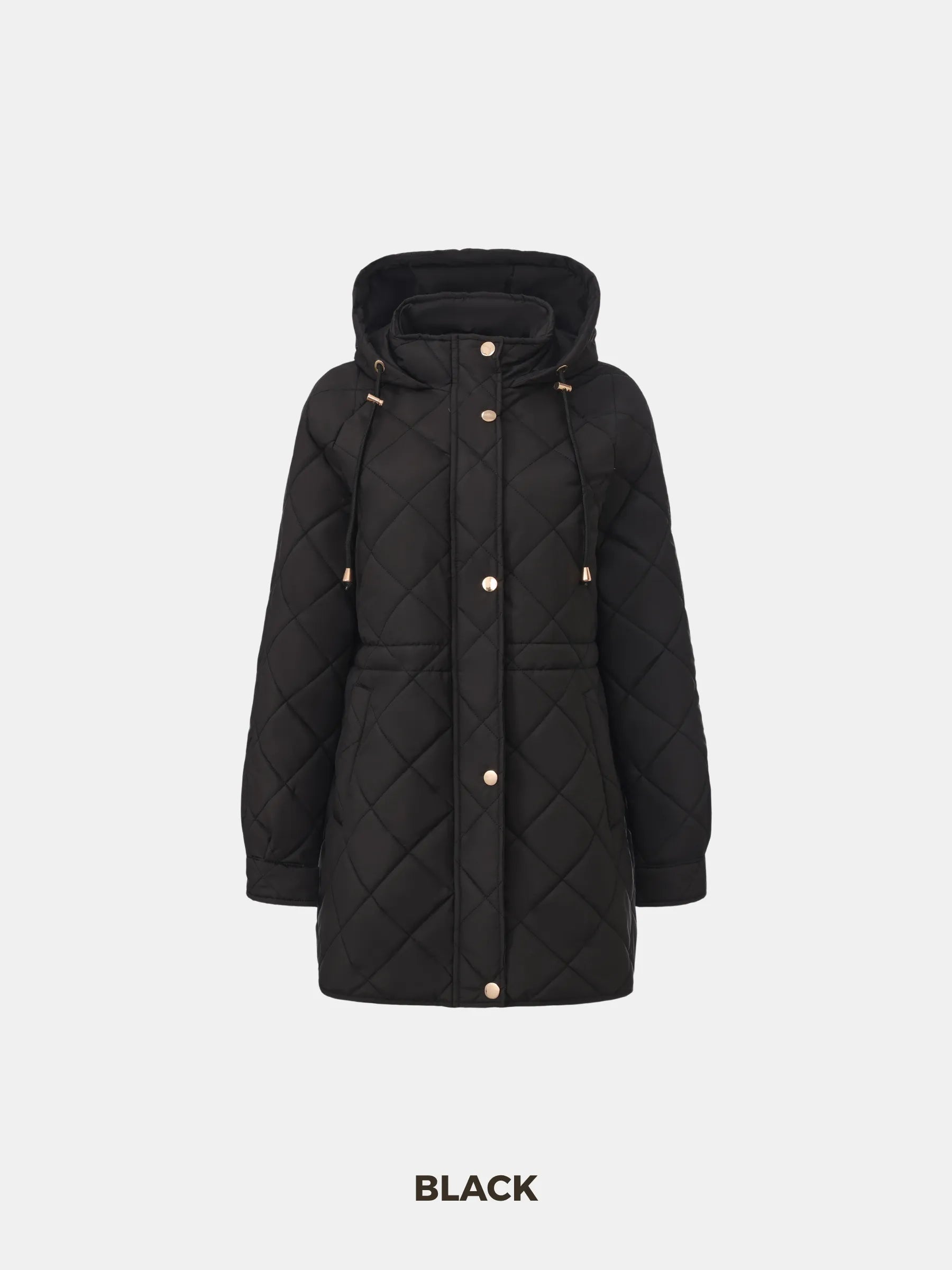 Mid Length Diamond Quilted Puffer - product image 3