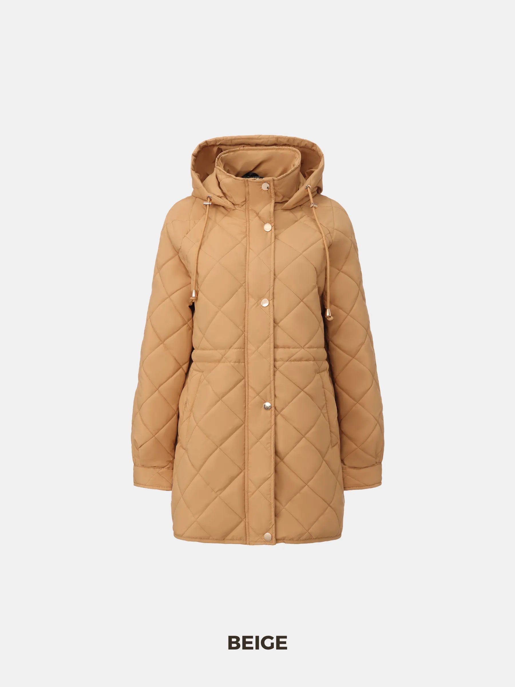 Mid Length Diamond Quilted Puffer - product image 7