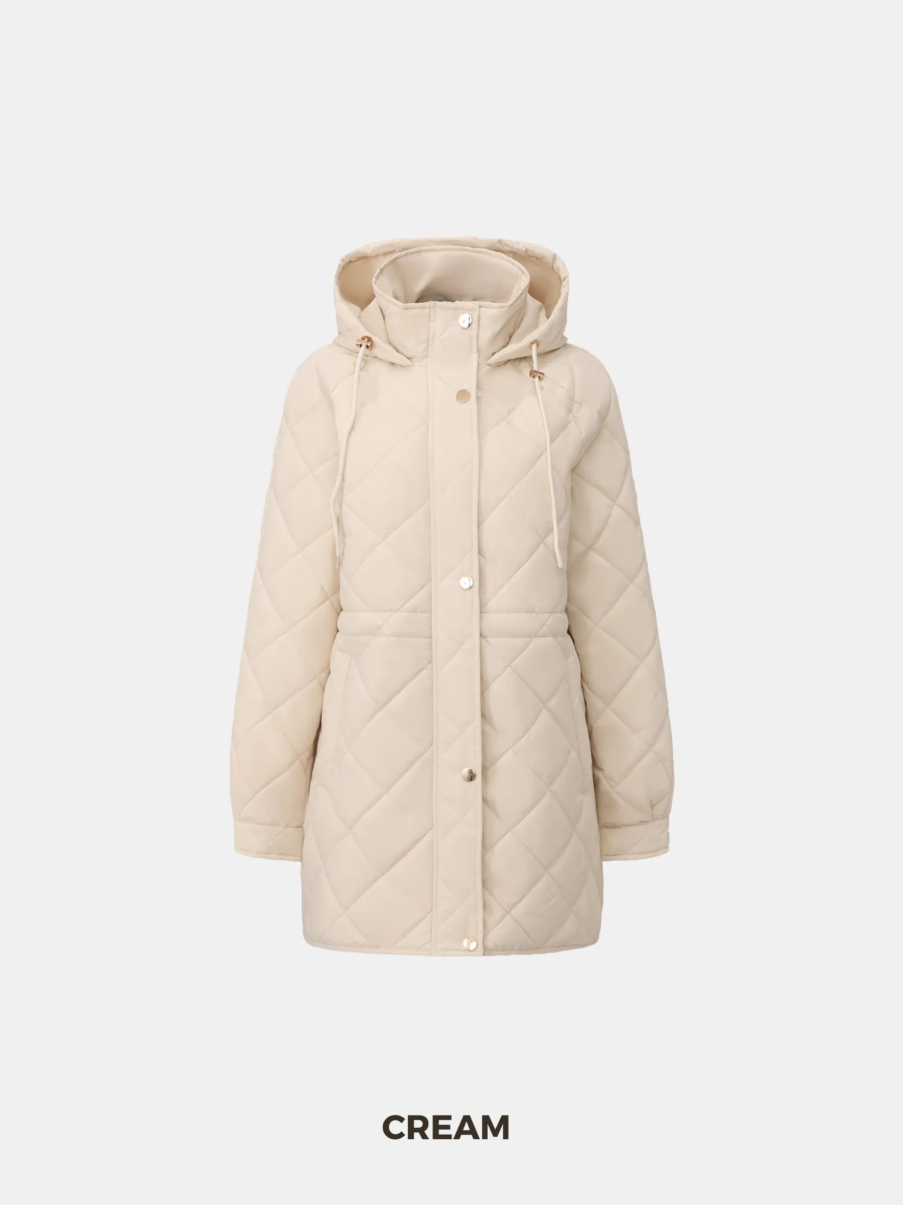 Mid Length Diamond Quilted Puffer - product image 6