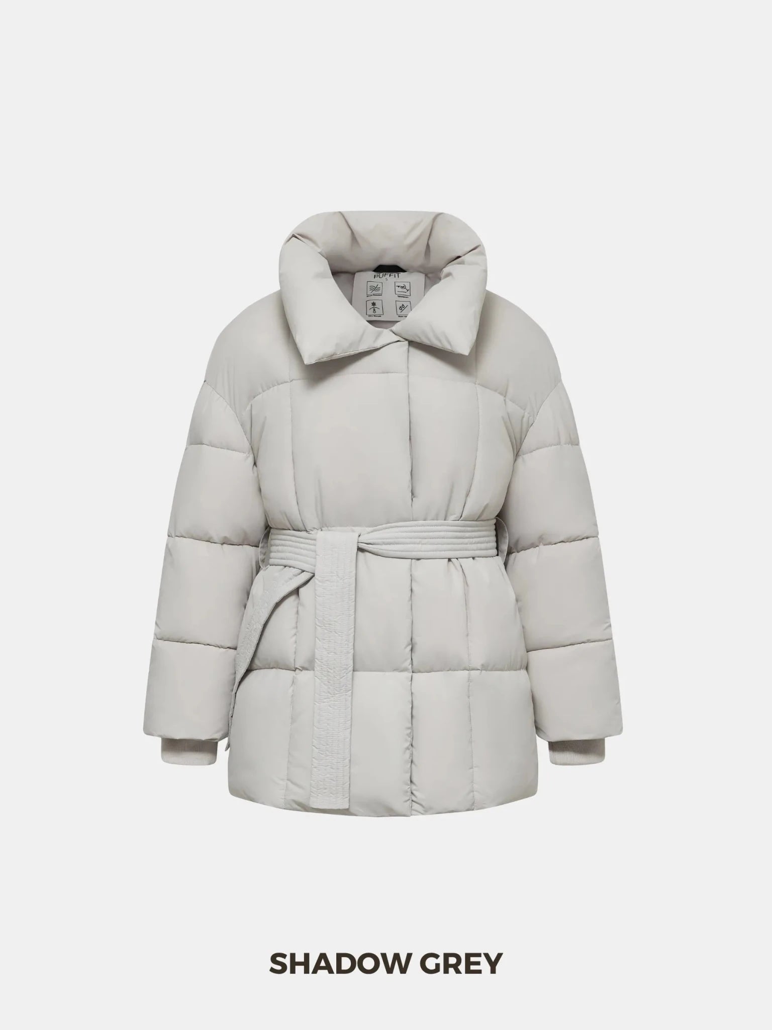 Premium Mid Length Belted Puffer Jacket Women Casual Coat - product image 4